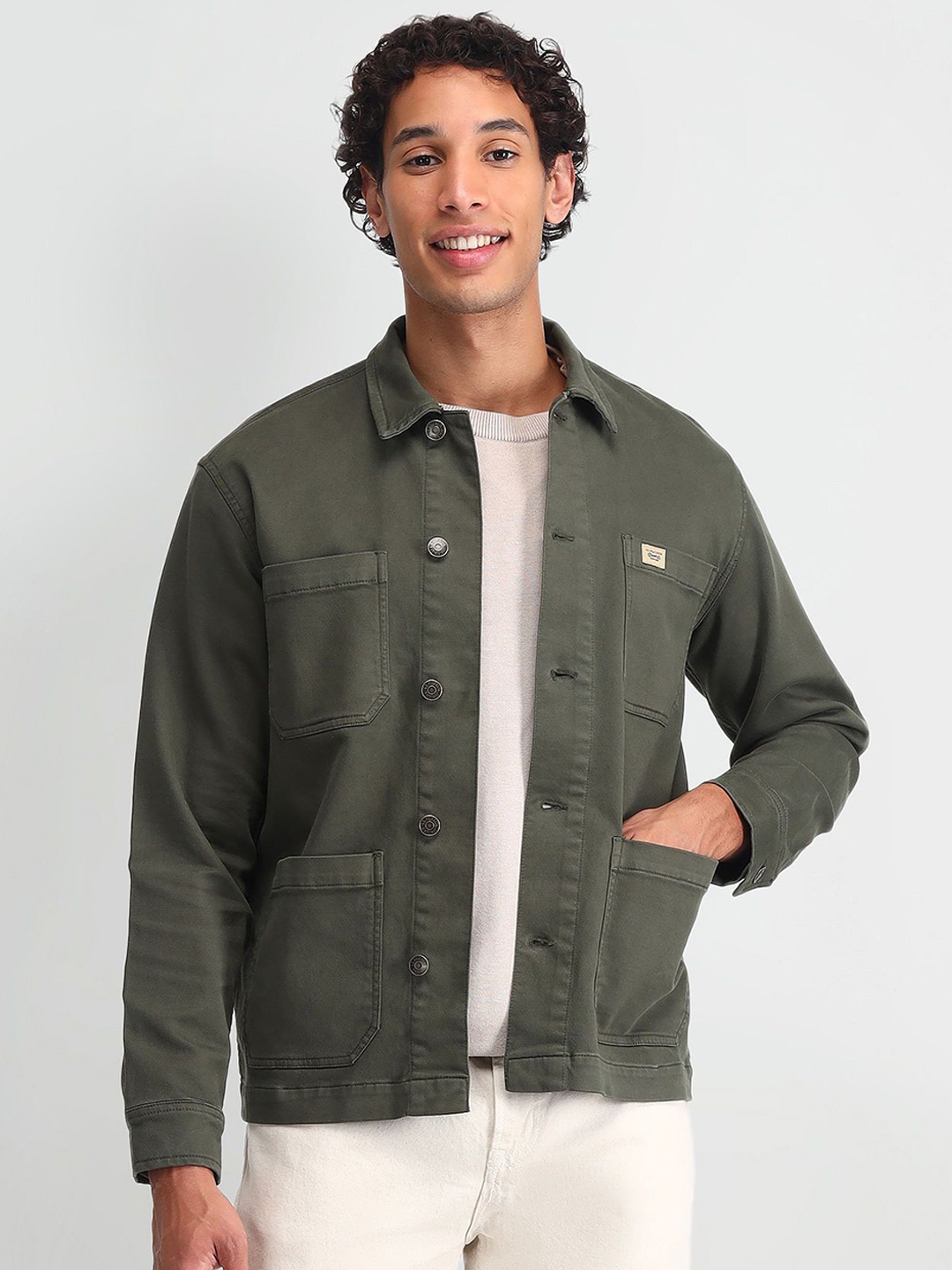 

U.S. Polo Assn. Denim Co. Men Camouflage Quilted Jacket, Green