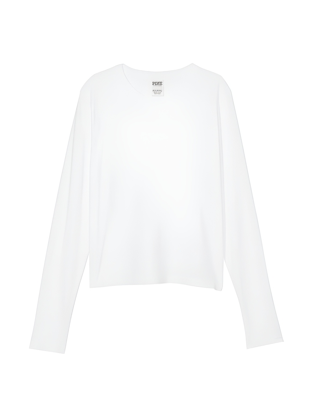 

Victoria's Secret Women Solid Round Neck Cotton T-shirt, White