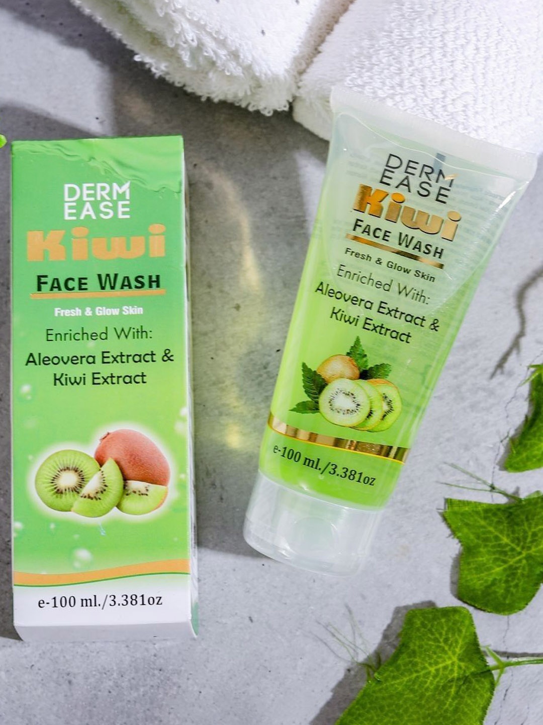 

DERMEASE Kiwi Face Wash With Aloe Vera & Kiwi Extract - 100 ml, White