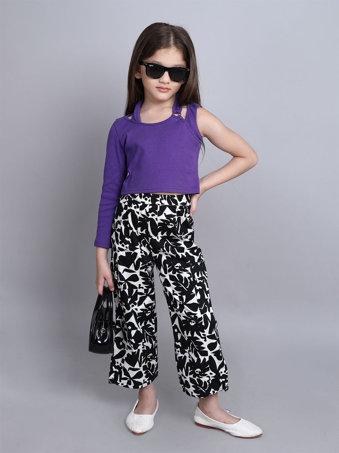 

taffykids Girls Shirt, Purple