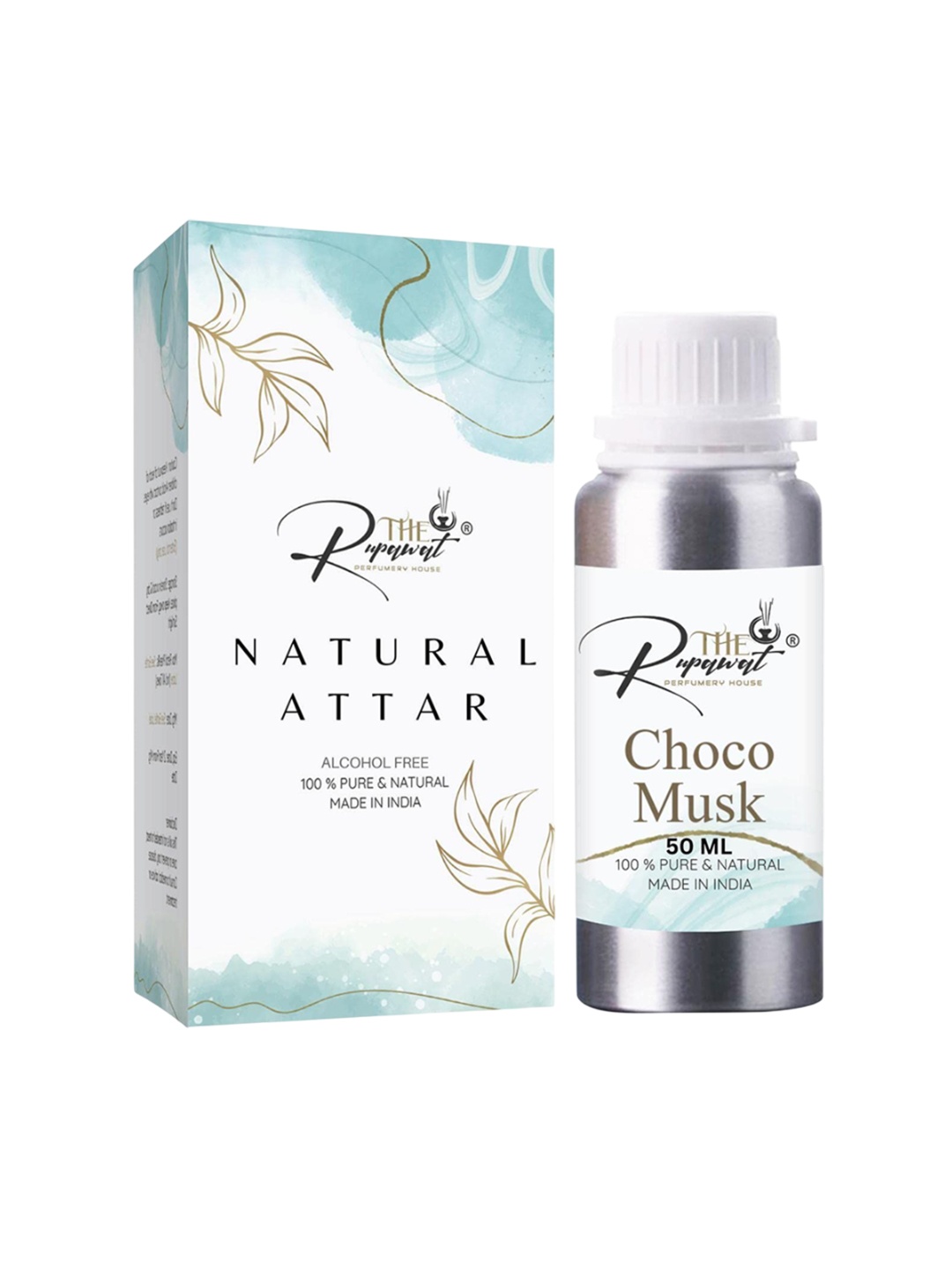 

THE RUPAWAT Choco Musk Perfumery House Attar - 50 ml, Transparent