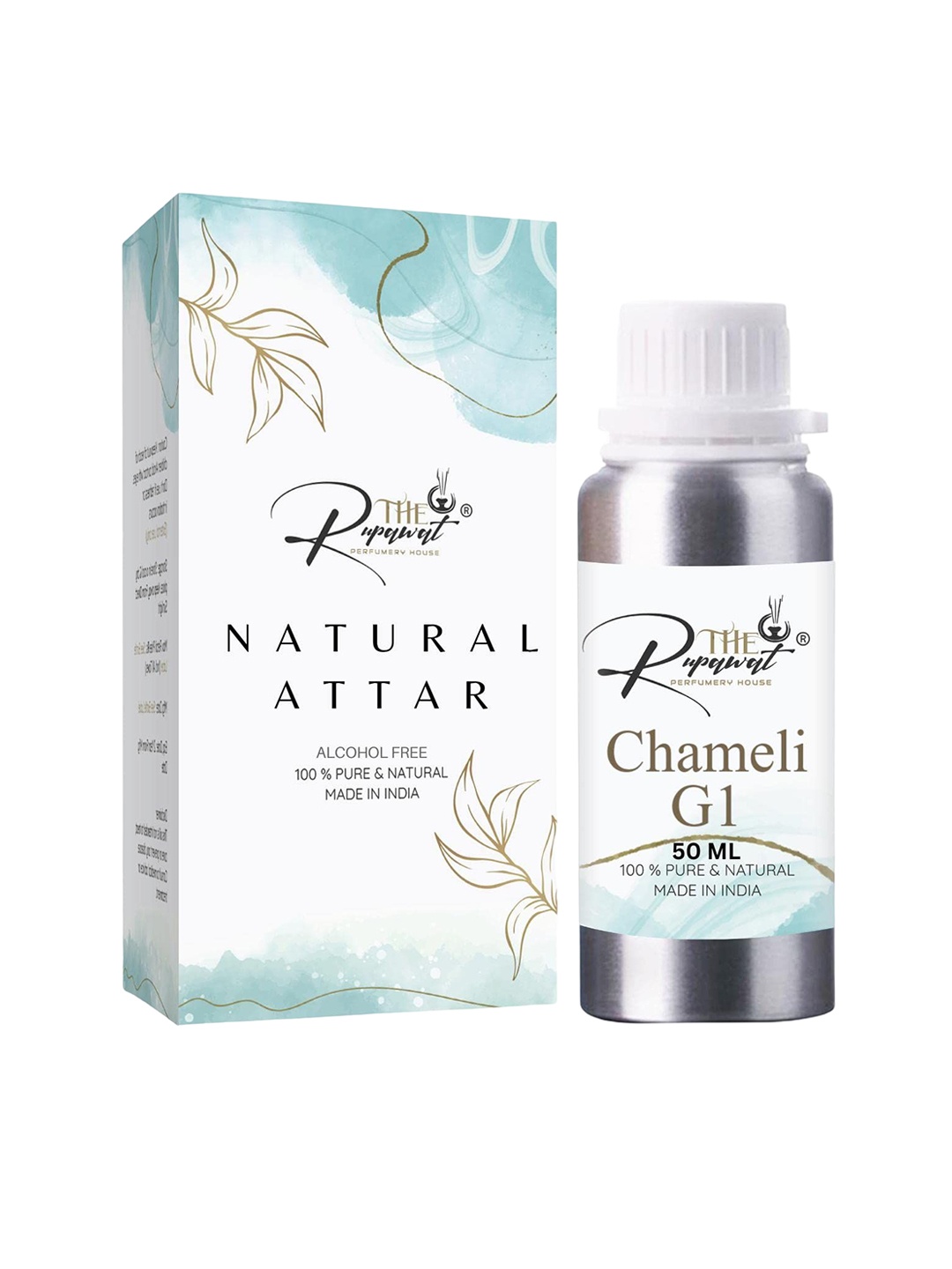 

THE RUPAWAT Chameli G1 Perfumery House Attar- 50 ml, Transparent