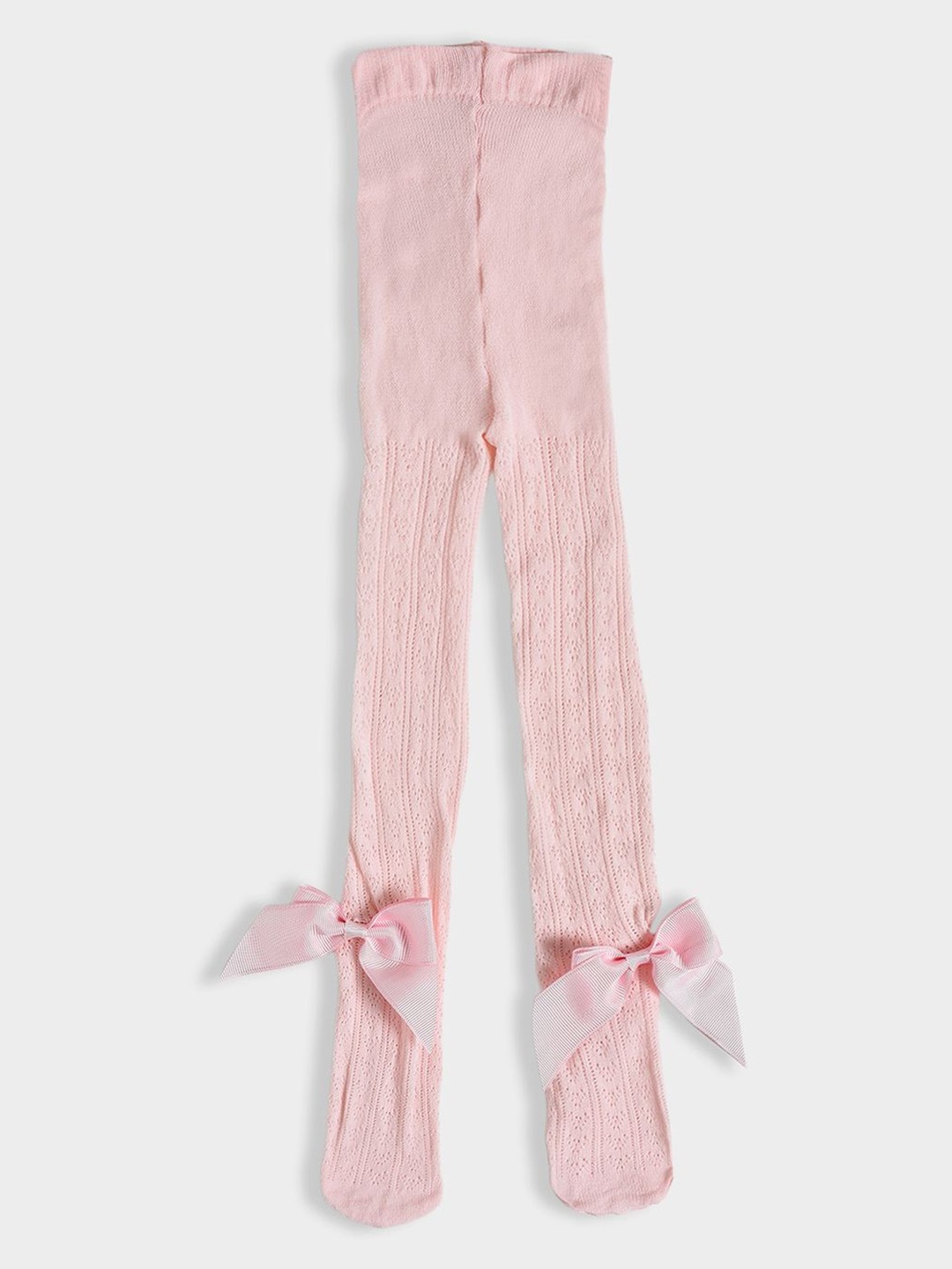 

MiArcus Girls Self Design Stockings, Pink