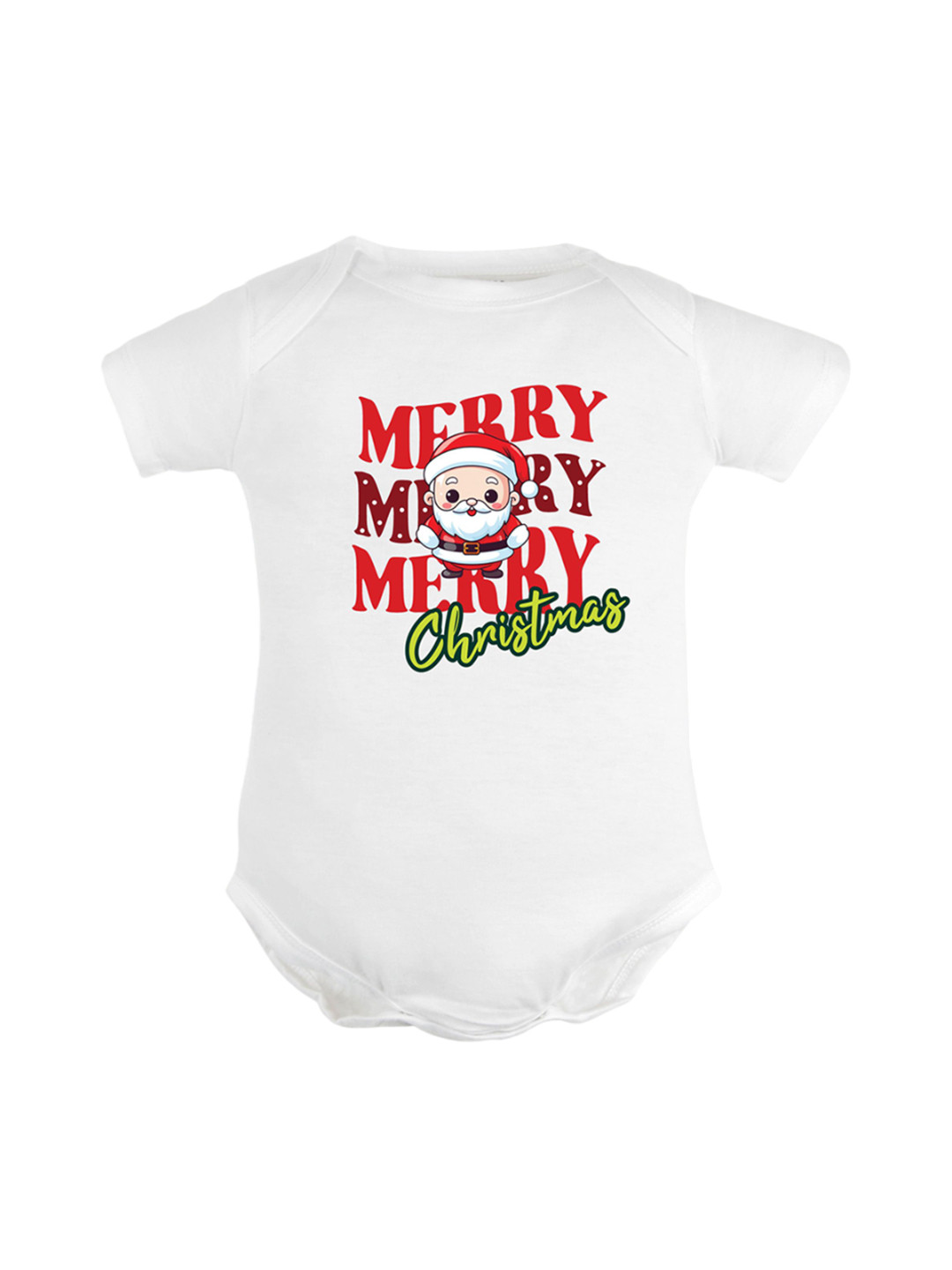 

FFLIRTYGO Infants Printed Pure Cotton Bodysuit, White