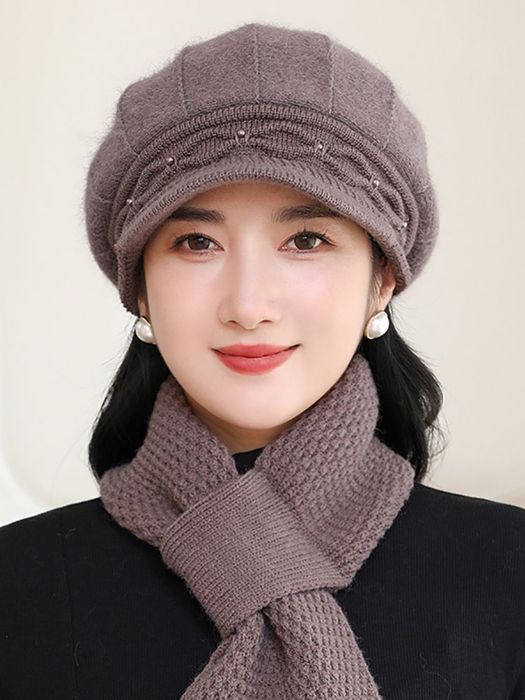 

StyleCast x Revolte Women Winter Acrylic Beanie, Purple