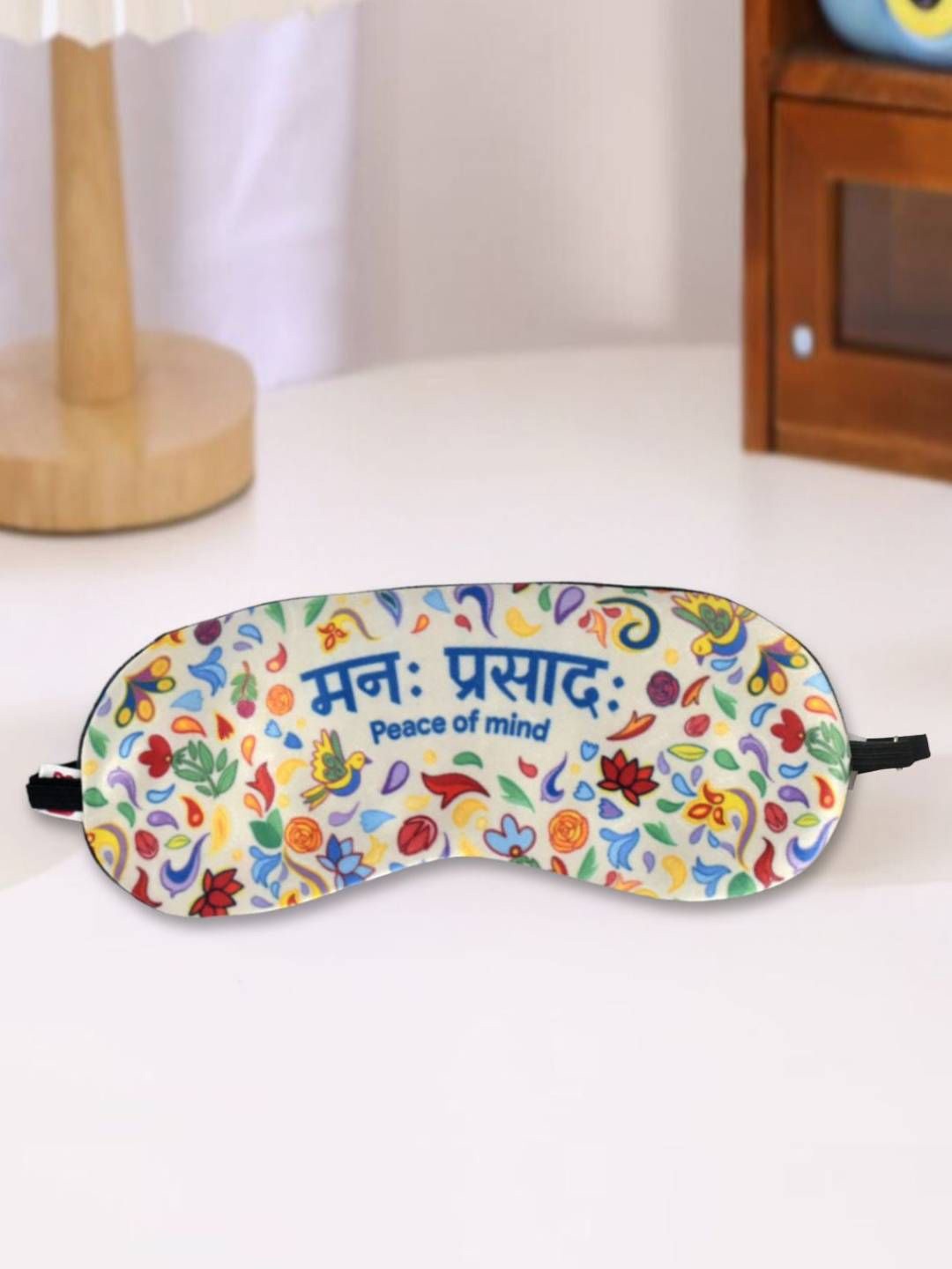 

Indigifts Other Prints Foldable Eyemask Travel Accessory, Brown