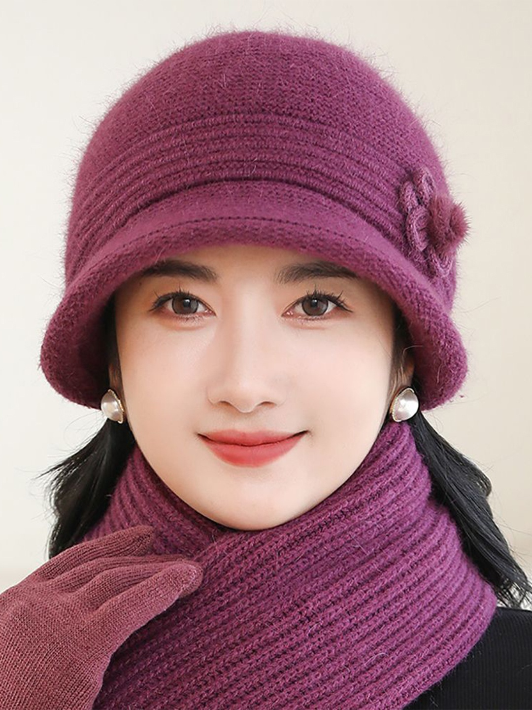 

StyleCast x Revolte Women Acrylic Beanie, Purple