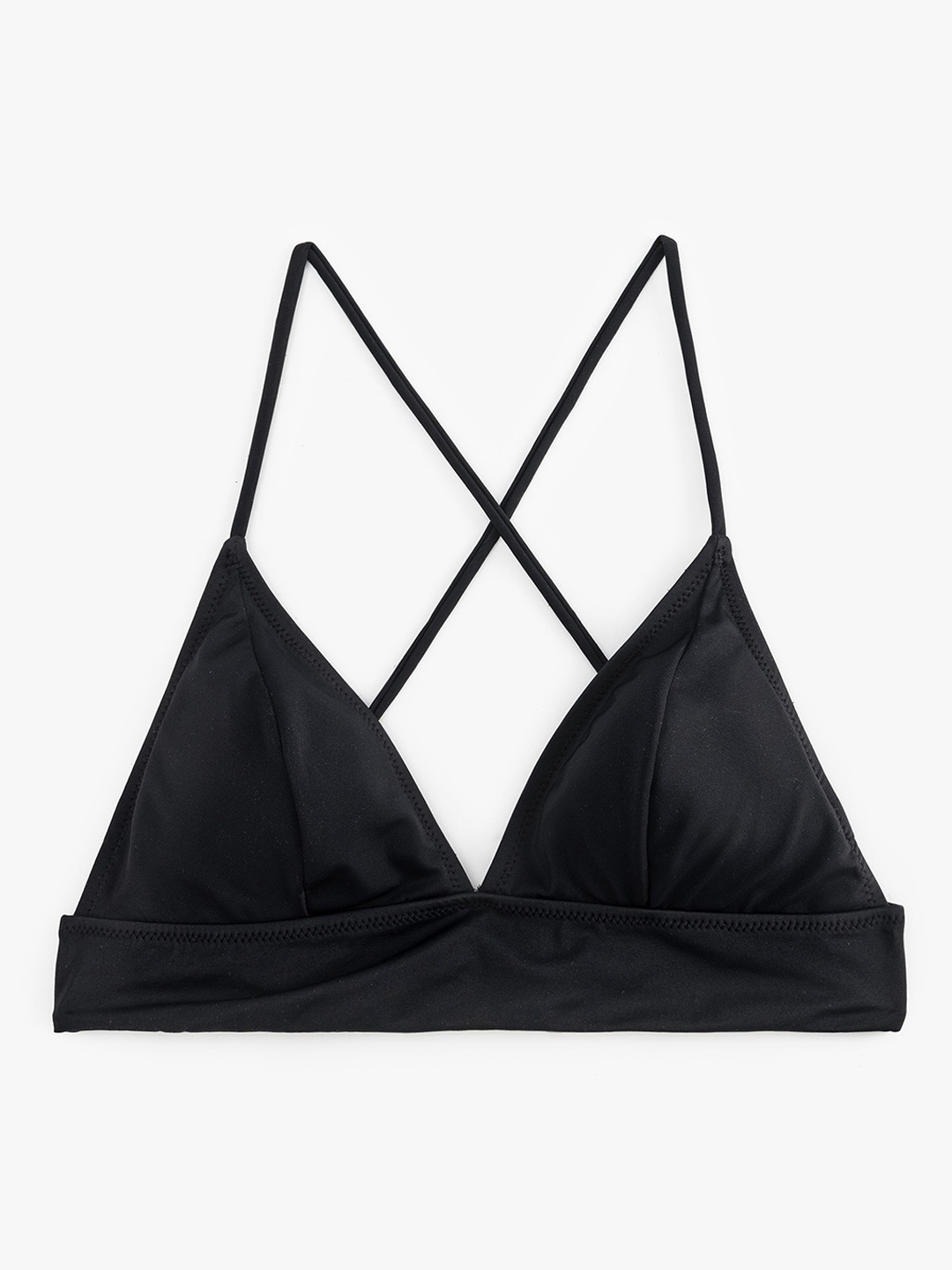 

Koton Women Halter Neck Swim Bikini Set, Black