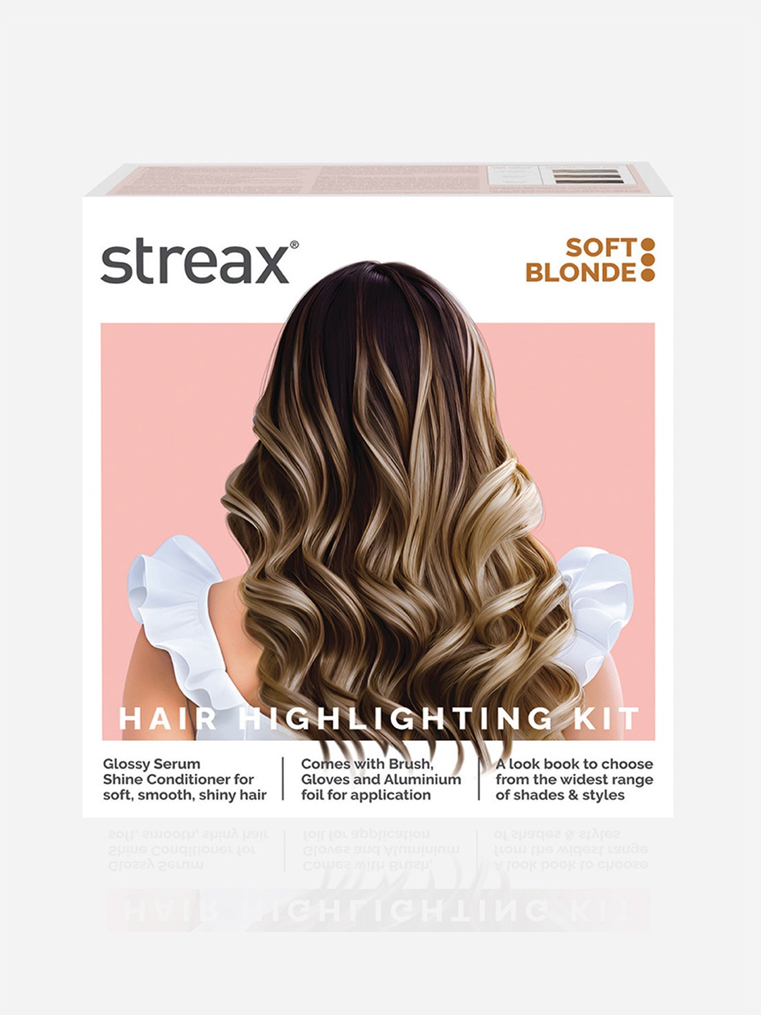 

Streax Women DIY Application Hair Highlighting Kit - Soft Blonde, Gold