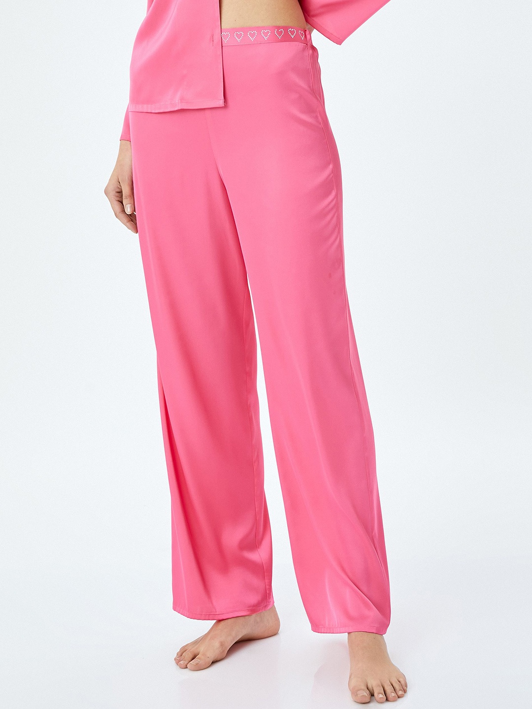 

Koton Women Shirt & Pyjama Night suit, Pink