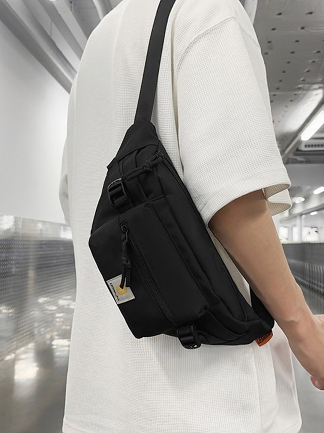

StyleCast Black Casual Stylish Crossbody Backpack