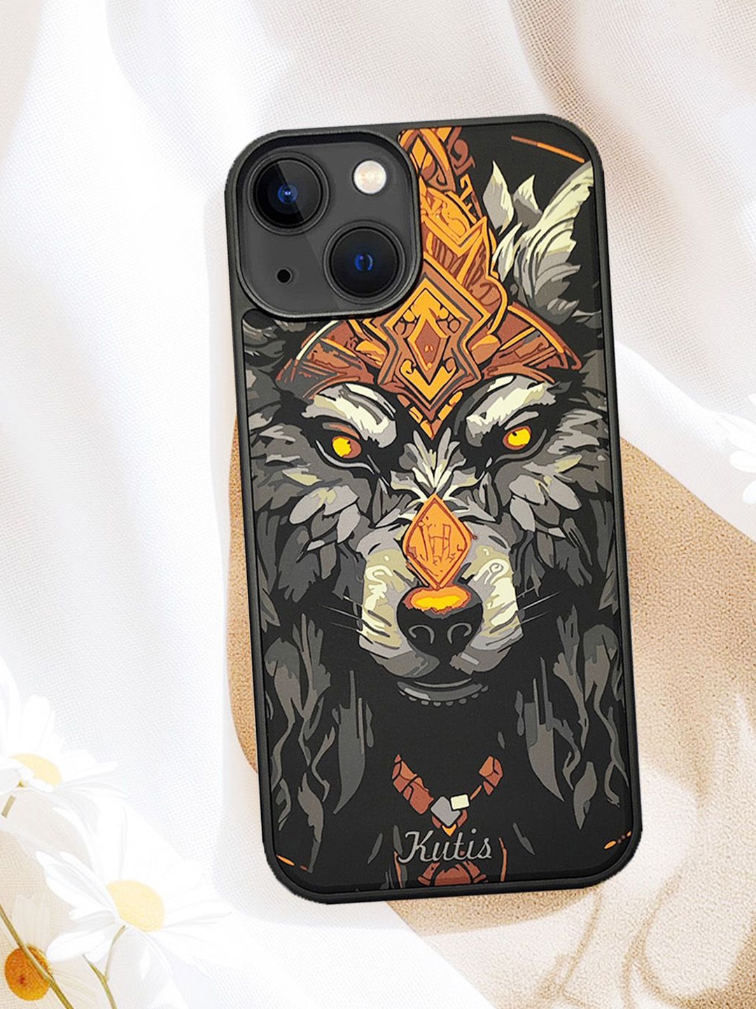 

TREEMODA Abstract Printed iPhone 13 Back Case Mobile Accessories, Grey