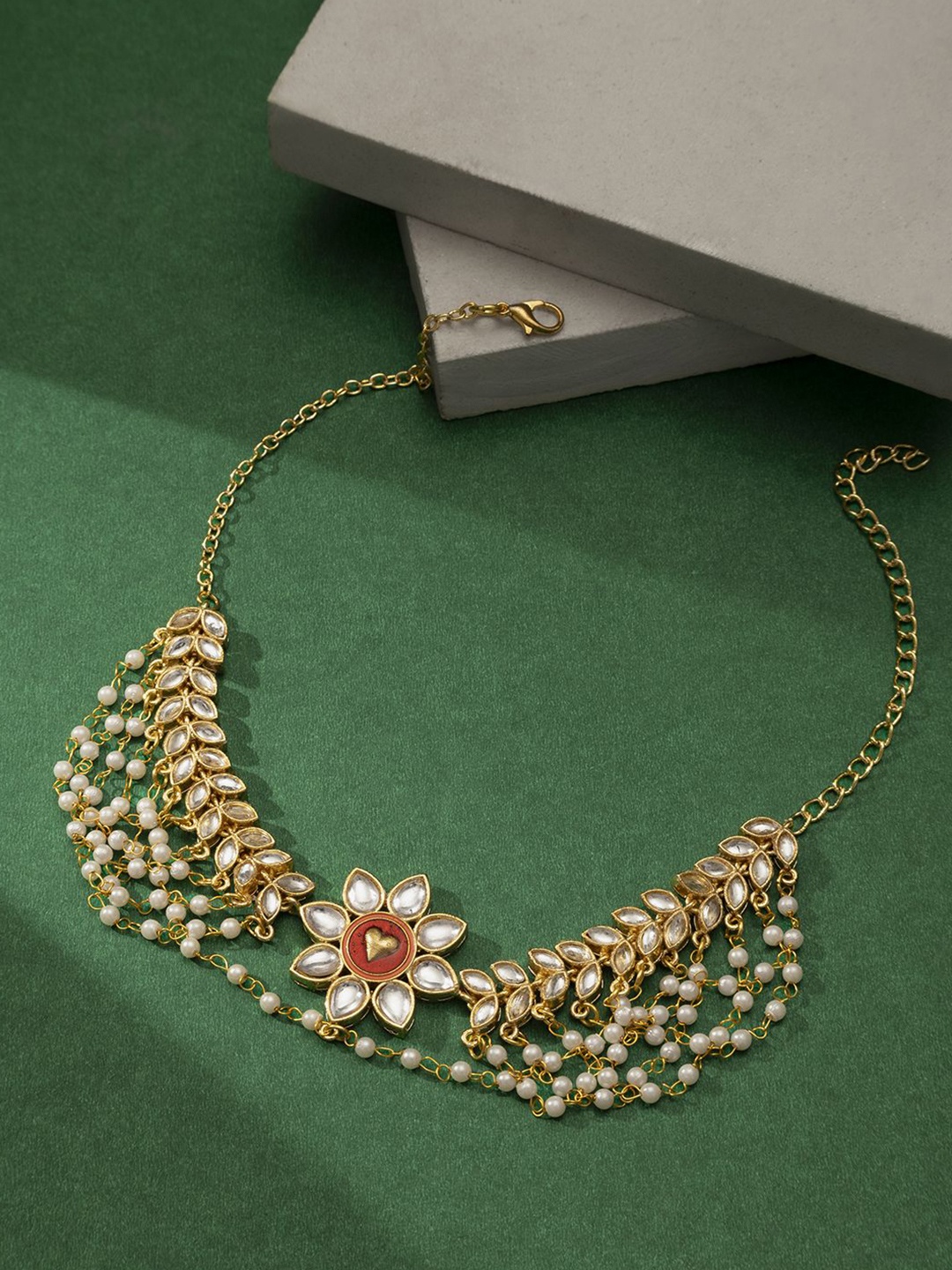 

TEEJH Gold-Plated Handcrafted Necklace