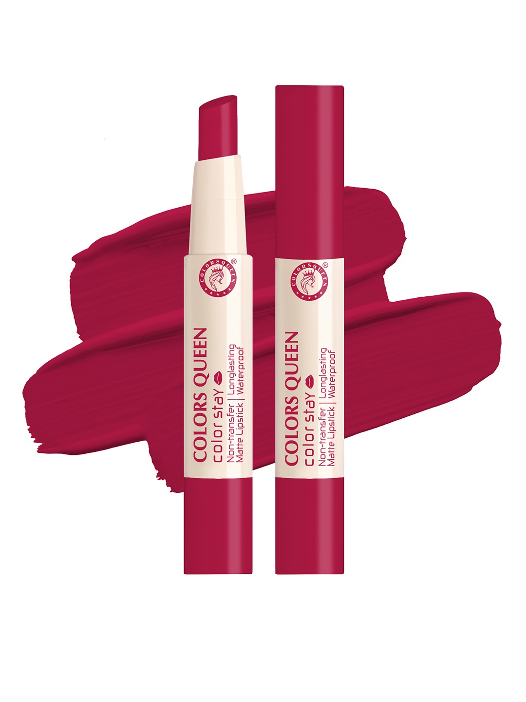 

Colors Queen Color Stay Non-Transfer Waterproof Matte Lipstick - Cranberry 04, Maroon