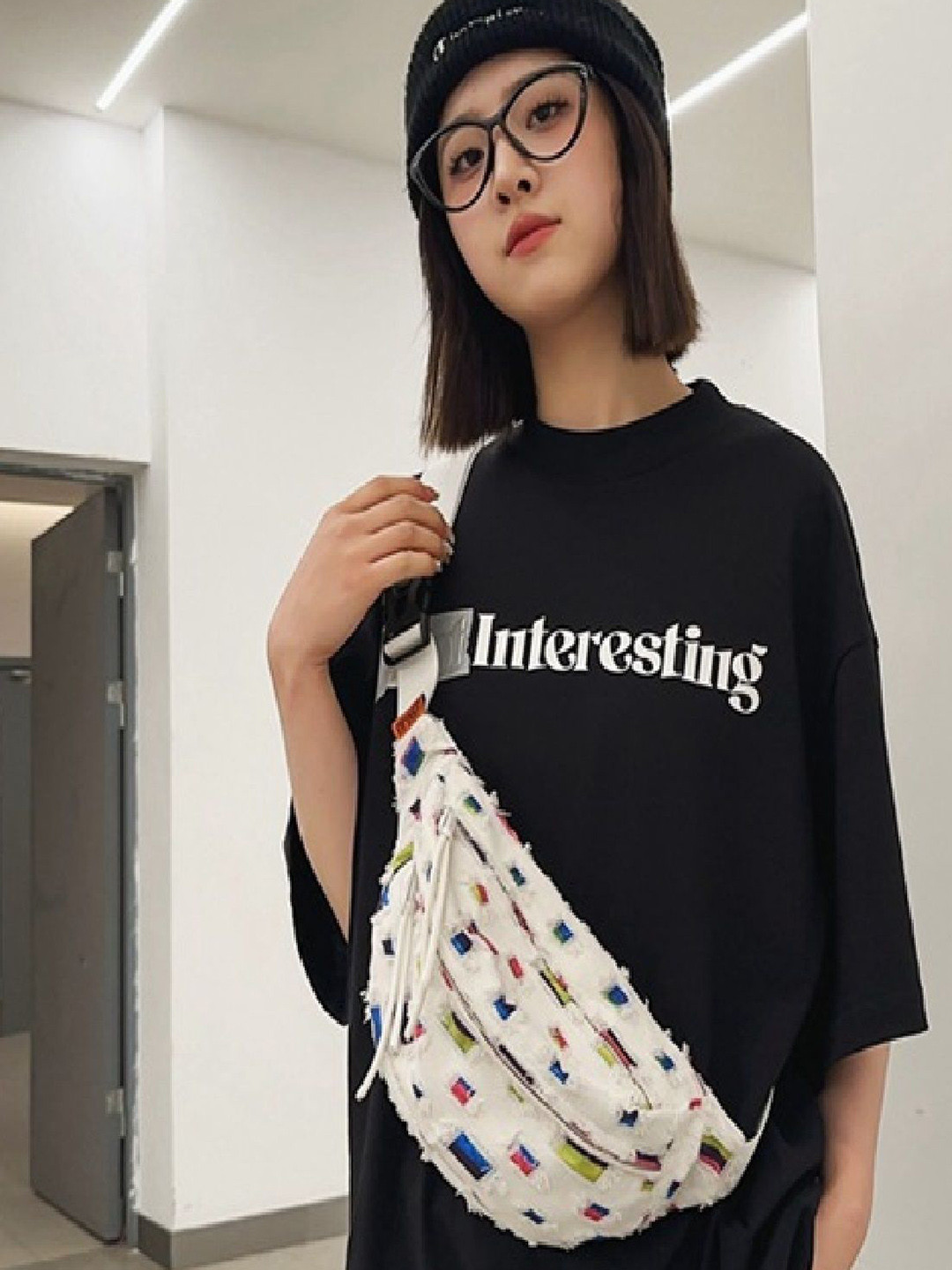 

StyleCast Checked Fanny Pack, Na