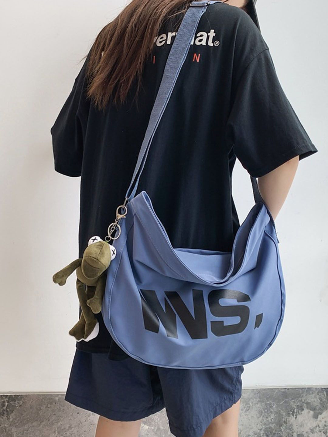 

StyleCast Blue Typography Printed Stylish Side Bag