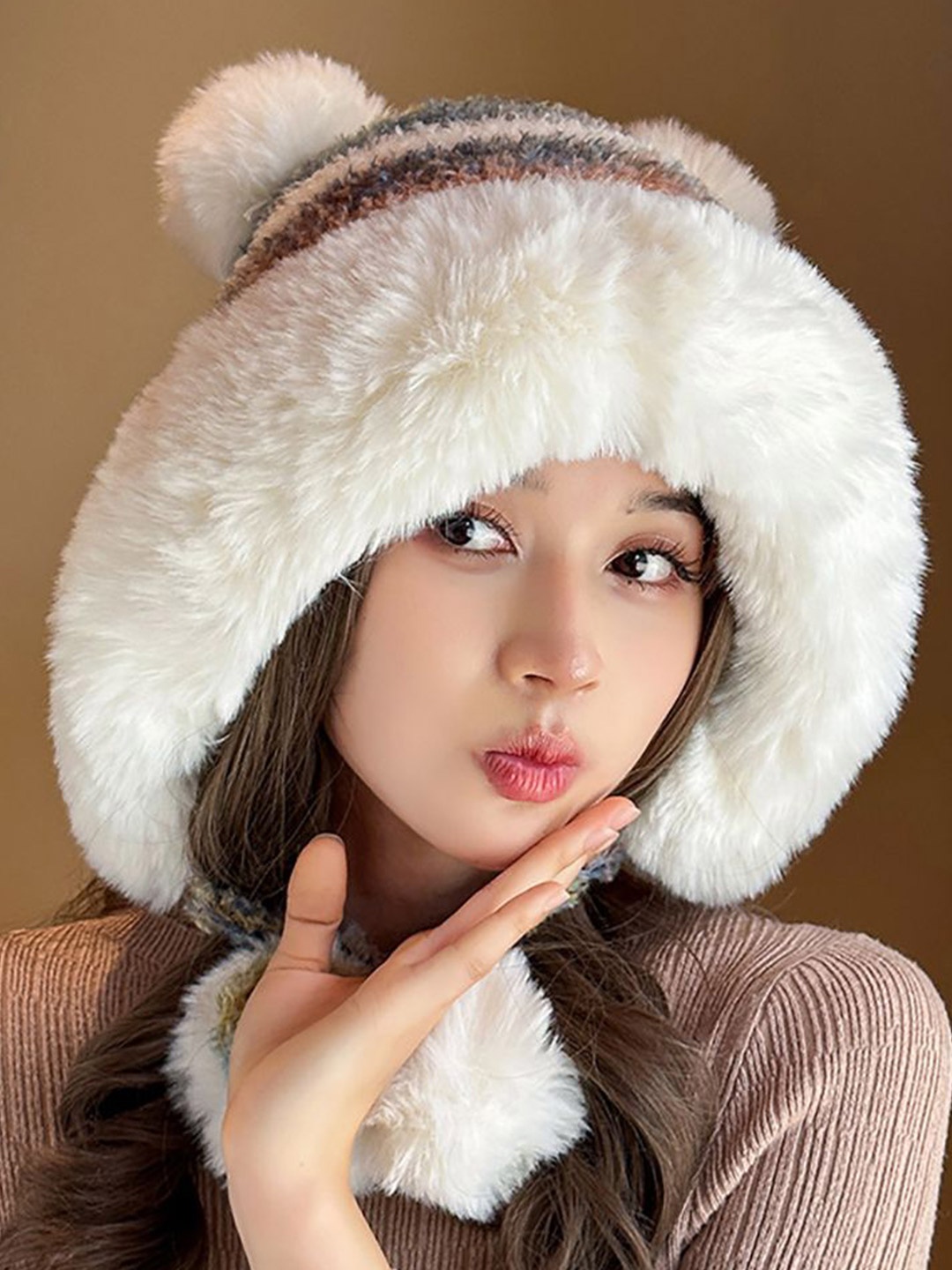 

StyleCast x Revolte Women Beanie, White