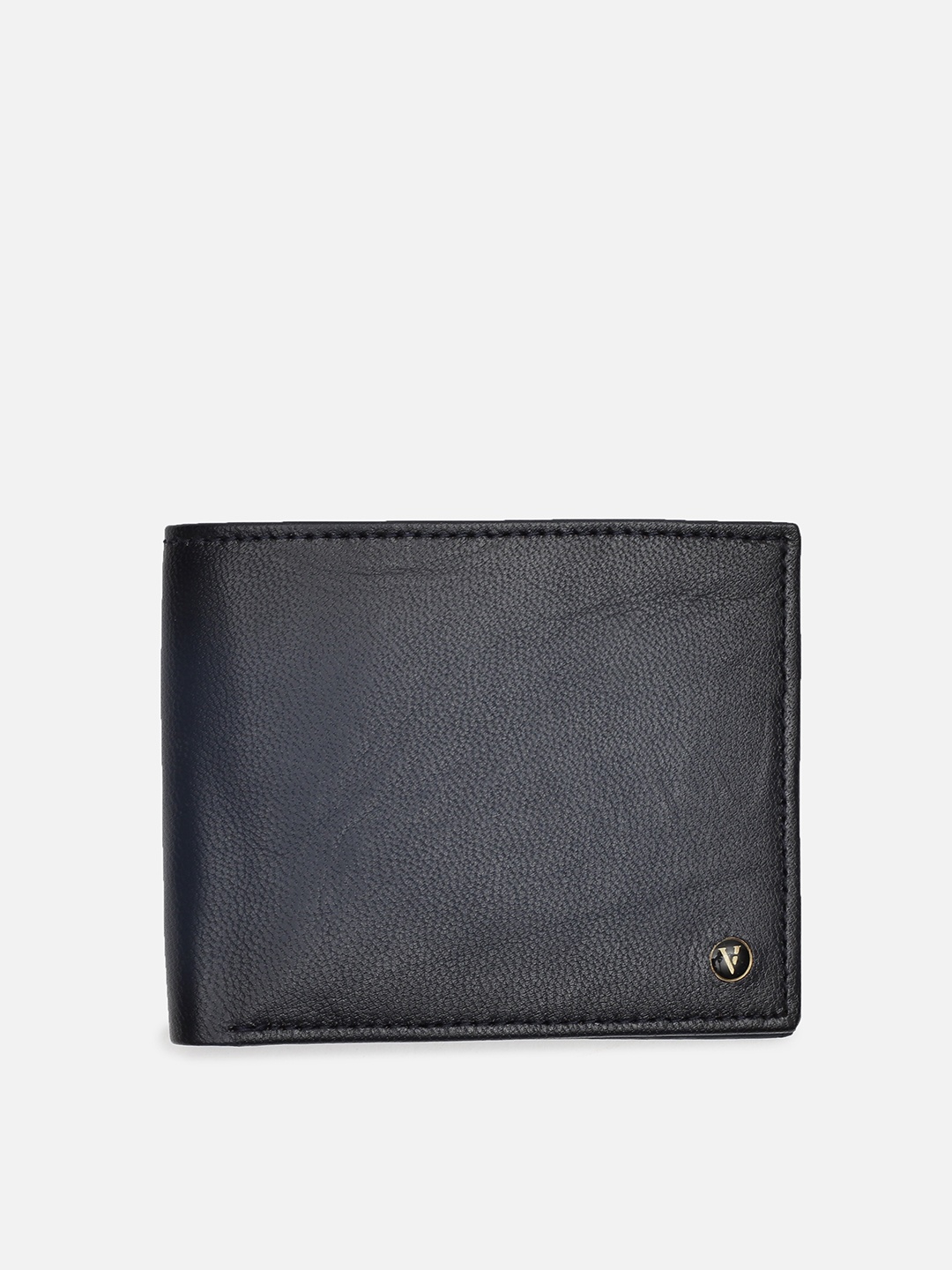 

Van Heusen Men Leather Two Fold Wallet, Blue