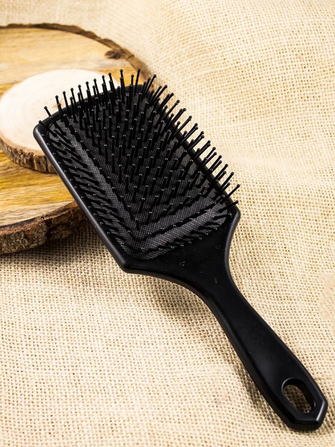 

Jewelz Paddle Brush For Tangle Free & Sleek Hair - Black