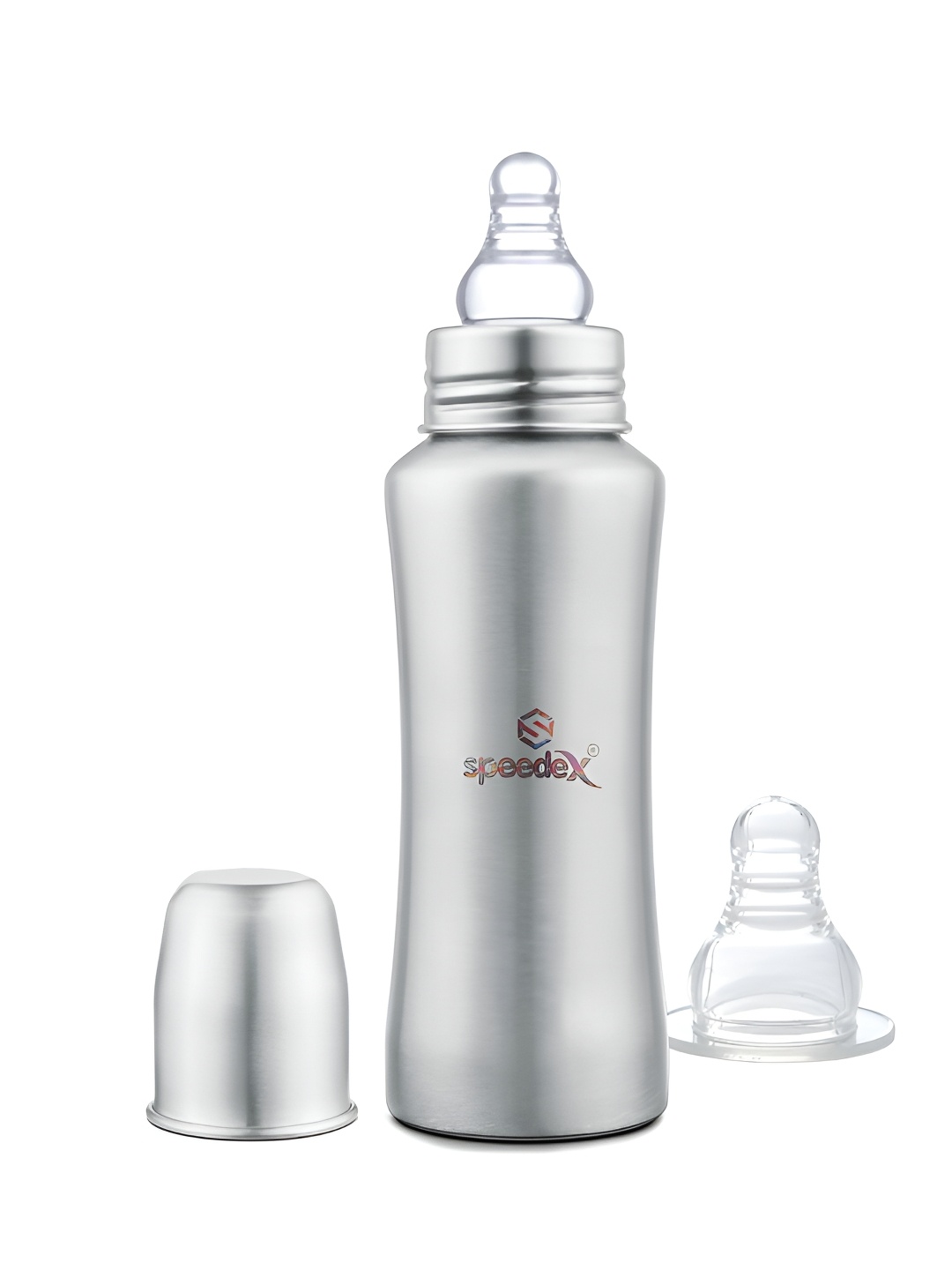

Speedex Silver-Toned Single Stainless Steel Water Bottle