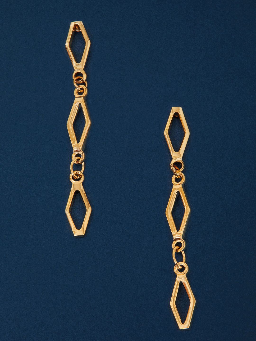 

Accessorize Geometric Drop Earrings, Gold