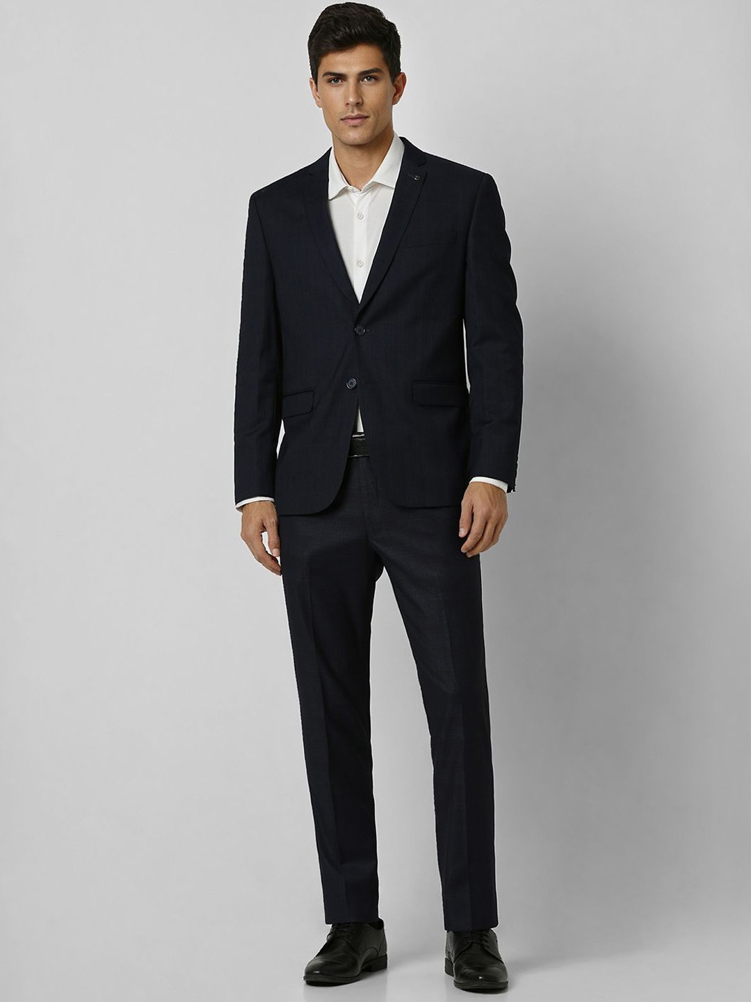 

Van Heusen Men Slim-Fit Single-Breasted Two-Piece Suit, Navy blue