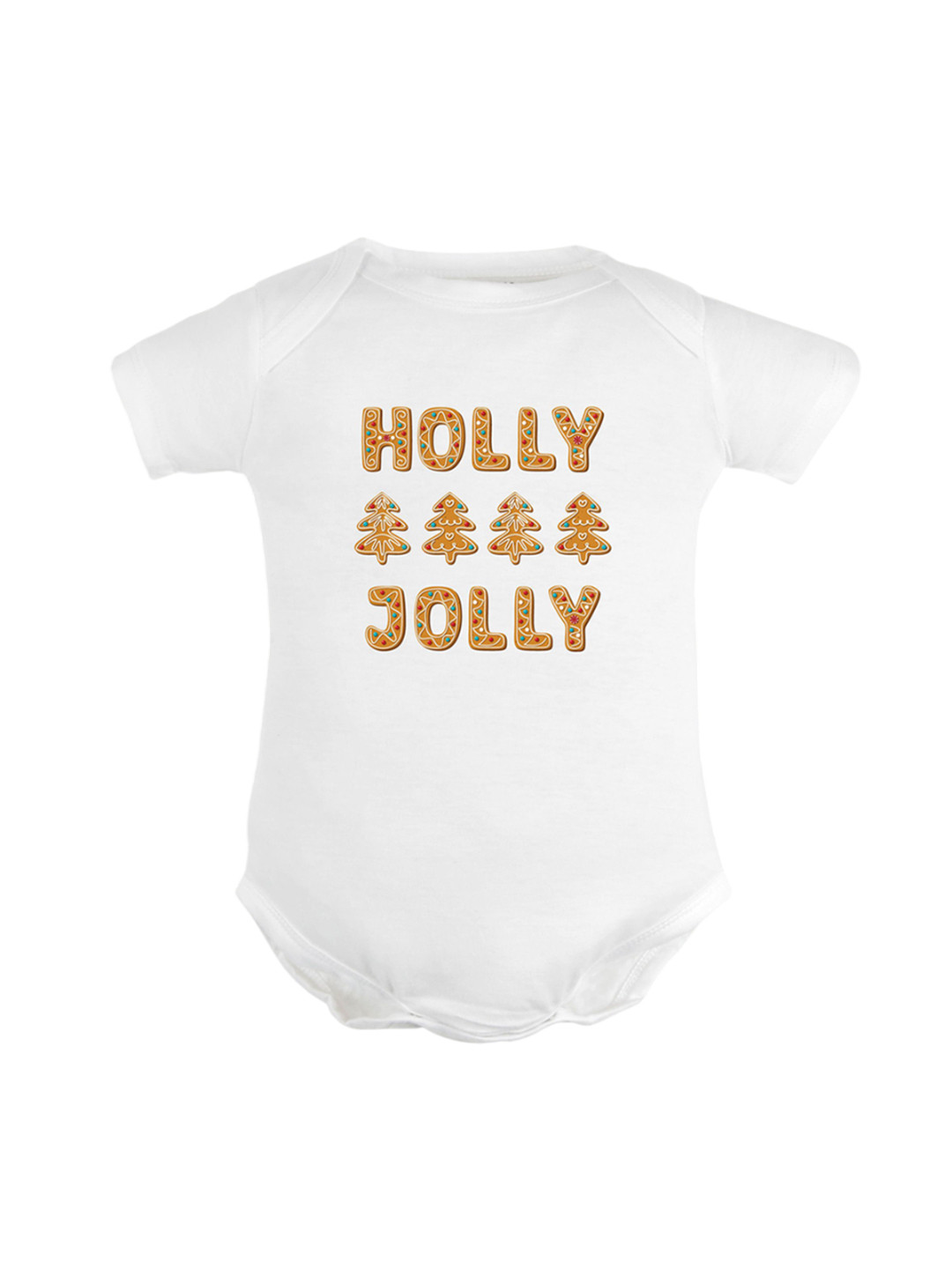 

FFLIRTYGO Infants Printed Cotton Bodysuit, White