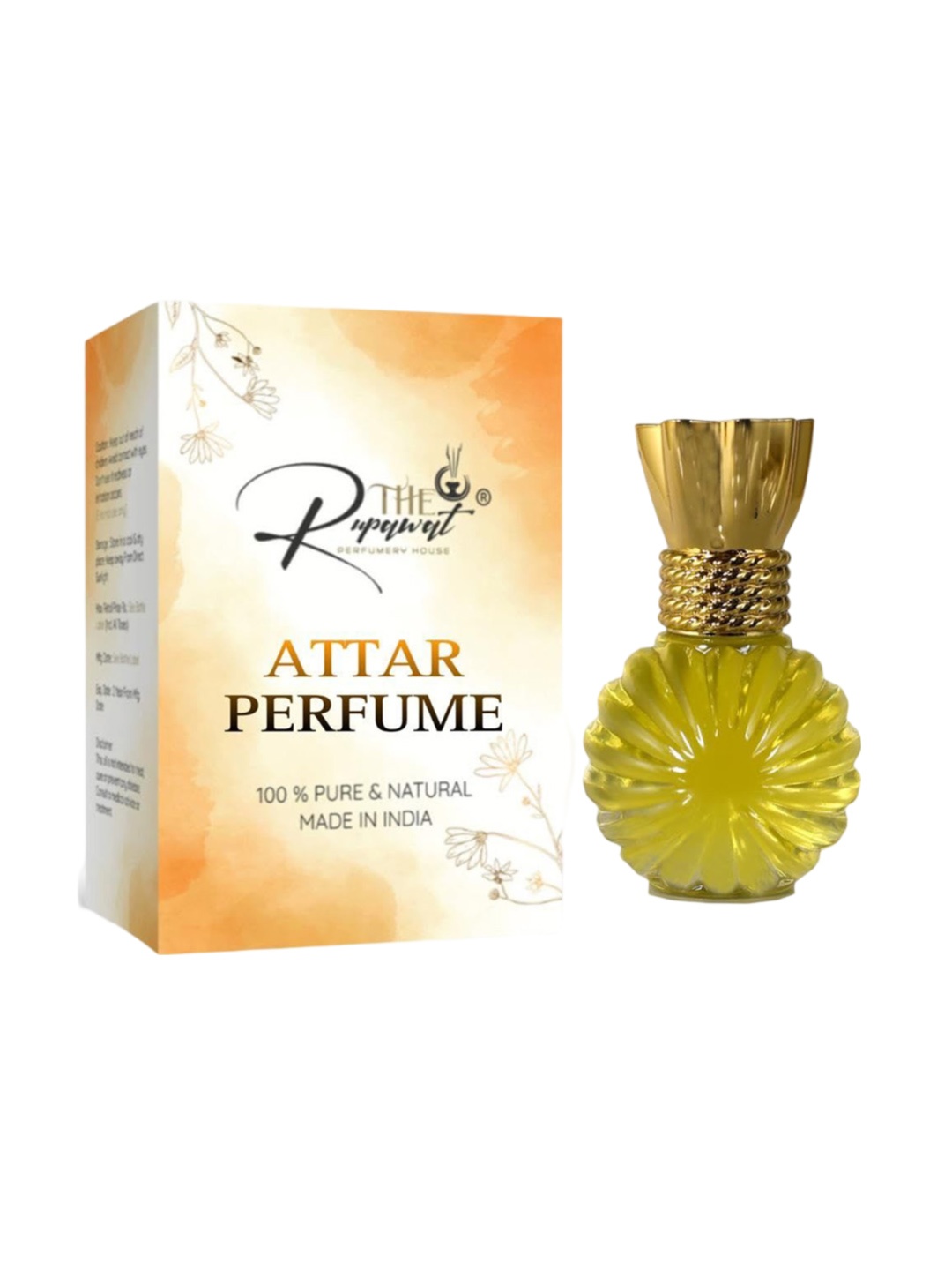 

THE RUPAWAT Perfumery House Chandan Charm Natural & Pure Alcohol Free Attar - 12 ml, Transparent