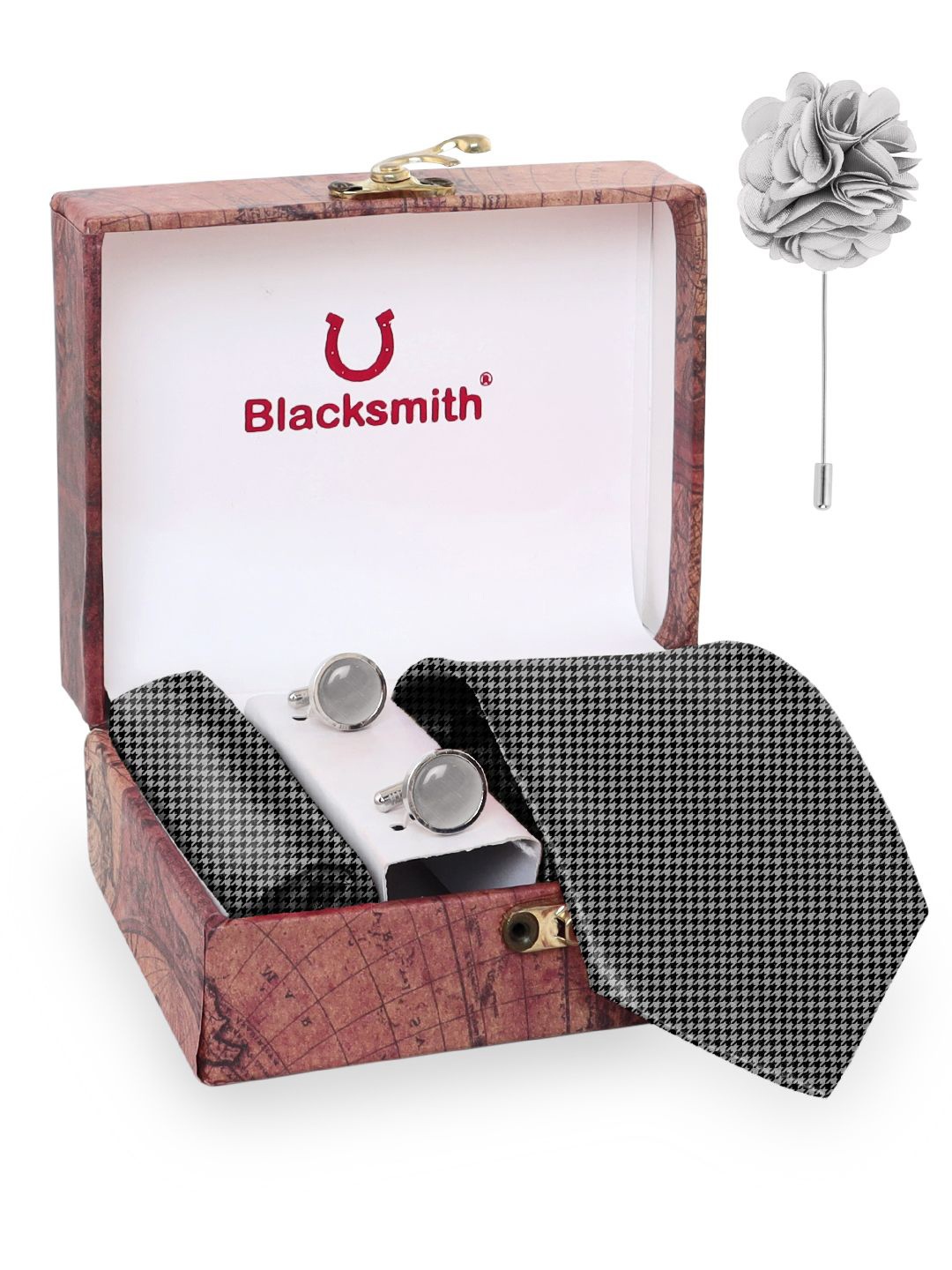 

Blacksmith Men Accessory Gift Set, Black