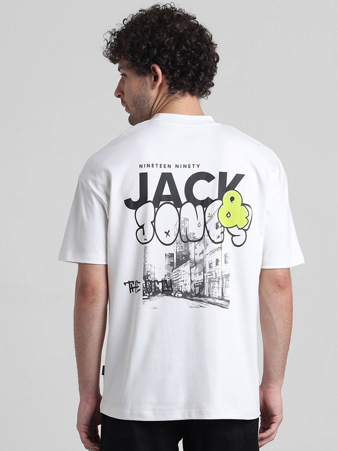 

Jack & Jones Cotton Oversized T shirts, White
