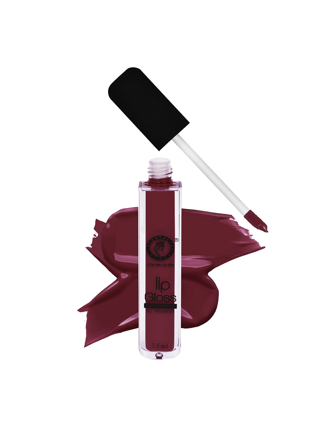 

Colors Queen Non Transfer Water Proof Lip Gloss 7.5 ml - Wine 03, Purple
