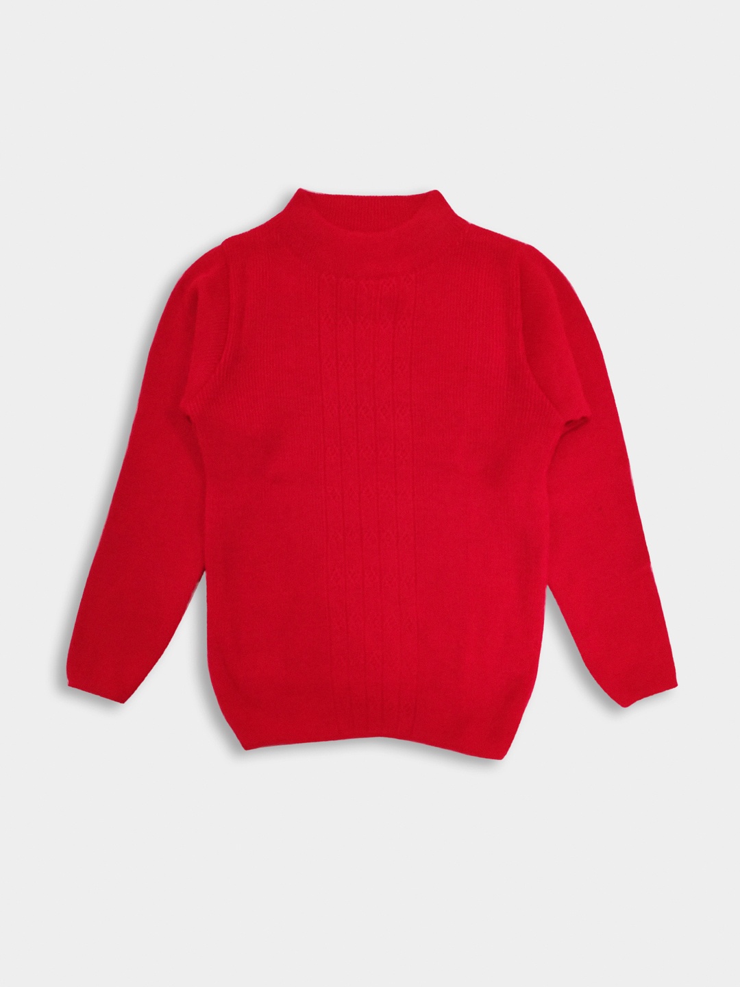 

Here&Now X Game Begins Girls Acrylic Ribbed Pullover, Red
