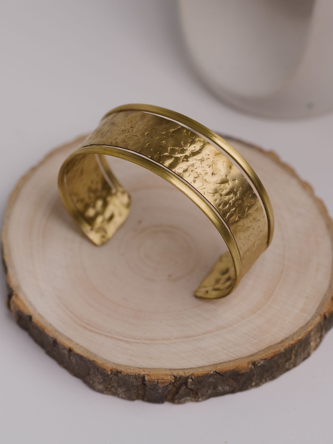 

Lili Origin Brass-Plated Cuff Bracelet, Gold