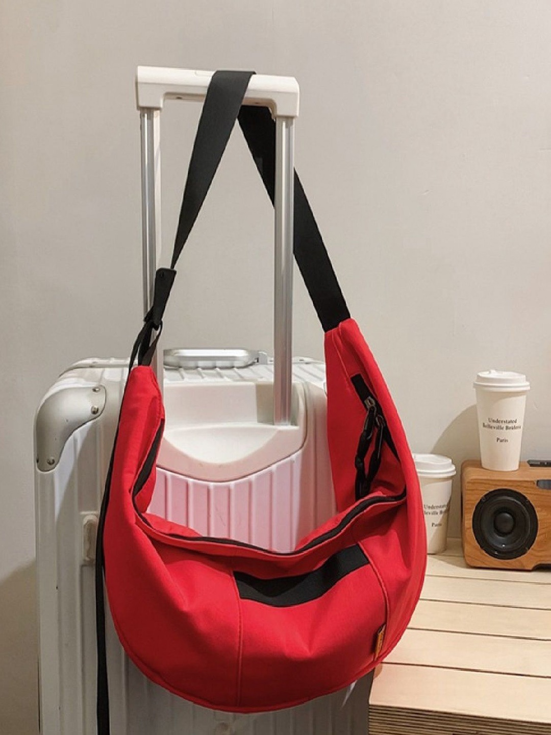 

StyleCast Red Structured Stylish Side Bag