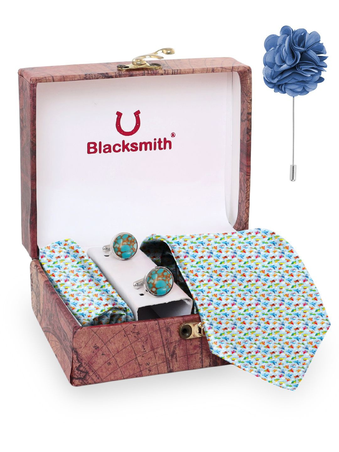 

Blacksmith Men Accessory Gift Set, Blue