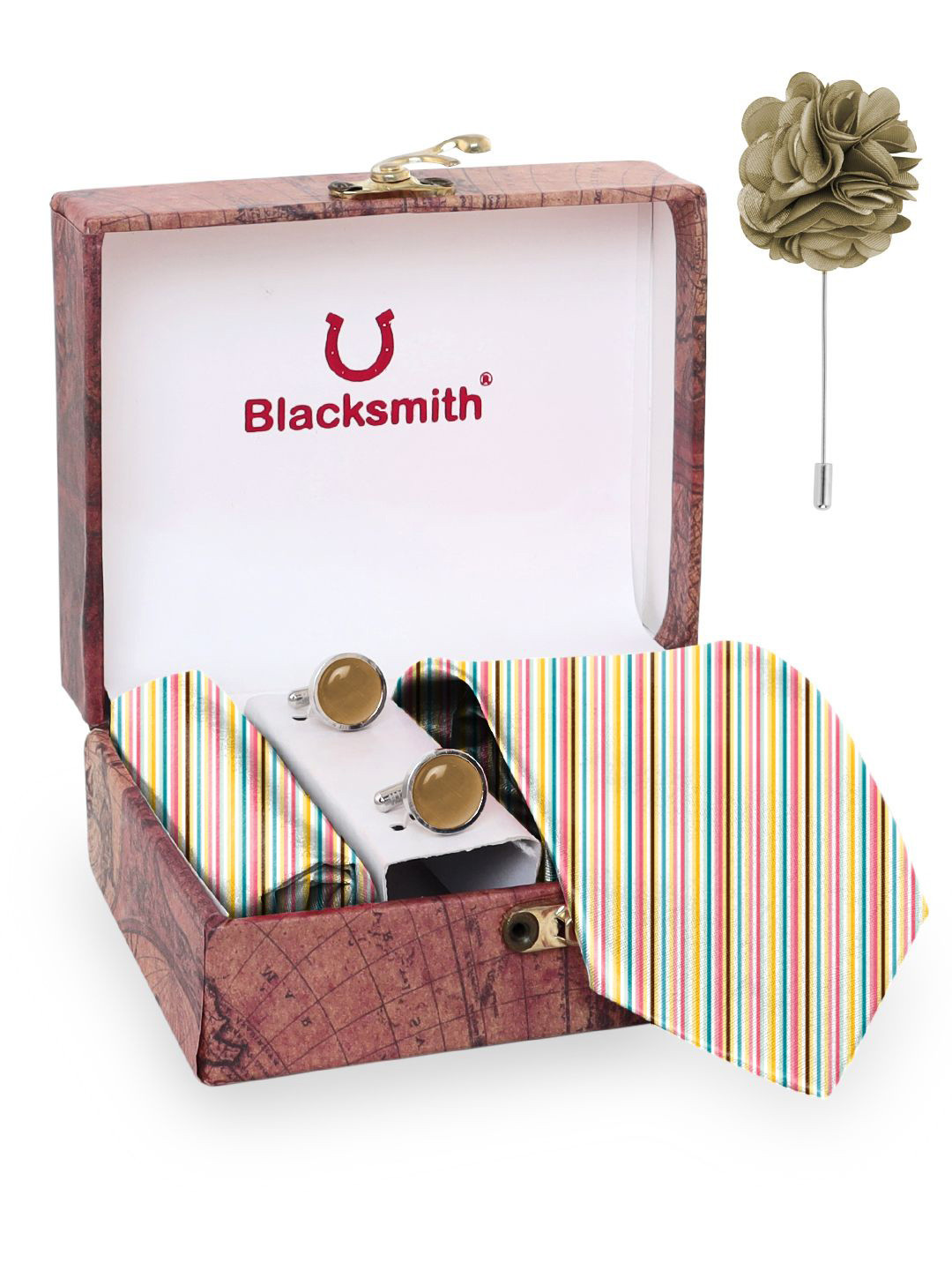 

Blacksmith Men Accessory Gift Set, Cream