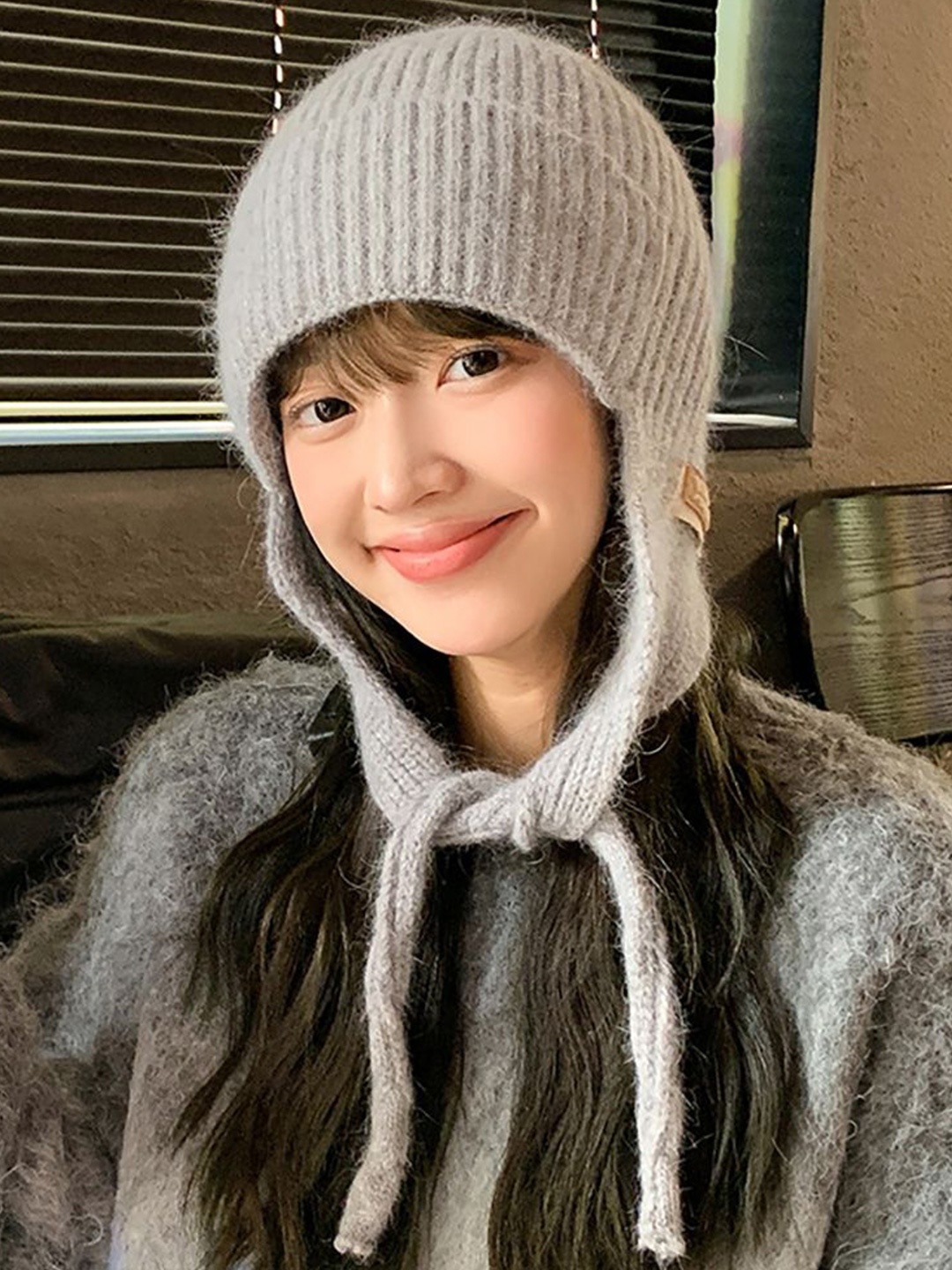

StyleCast x Revolte Women Beanie has a visor, Grey