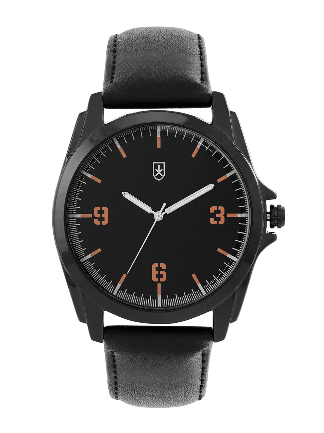 

The Roadster Lifestyle Co Men Water Resistant Analog Watch RD24-3A, Black