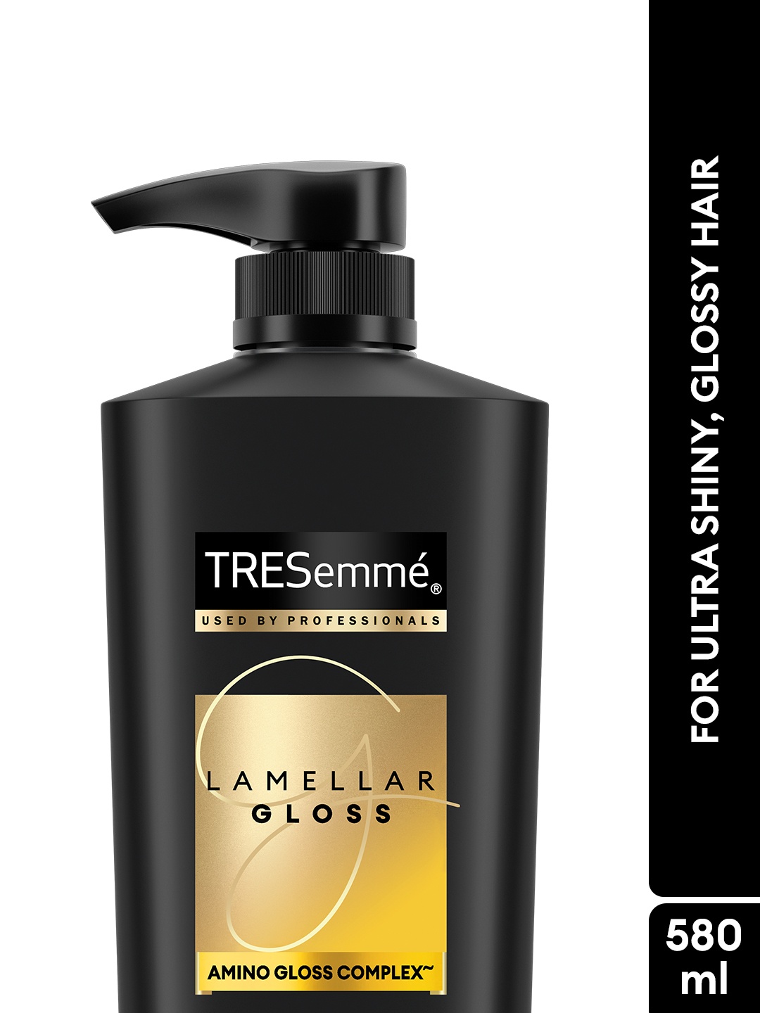 

TRESemme Lamellar Gloss Salon HD Shine Amino Gloss Complex Professional Shampoo - 580ml, Black