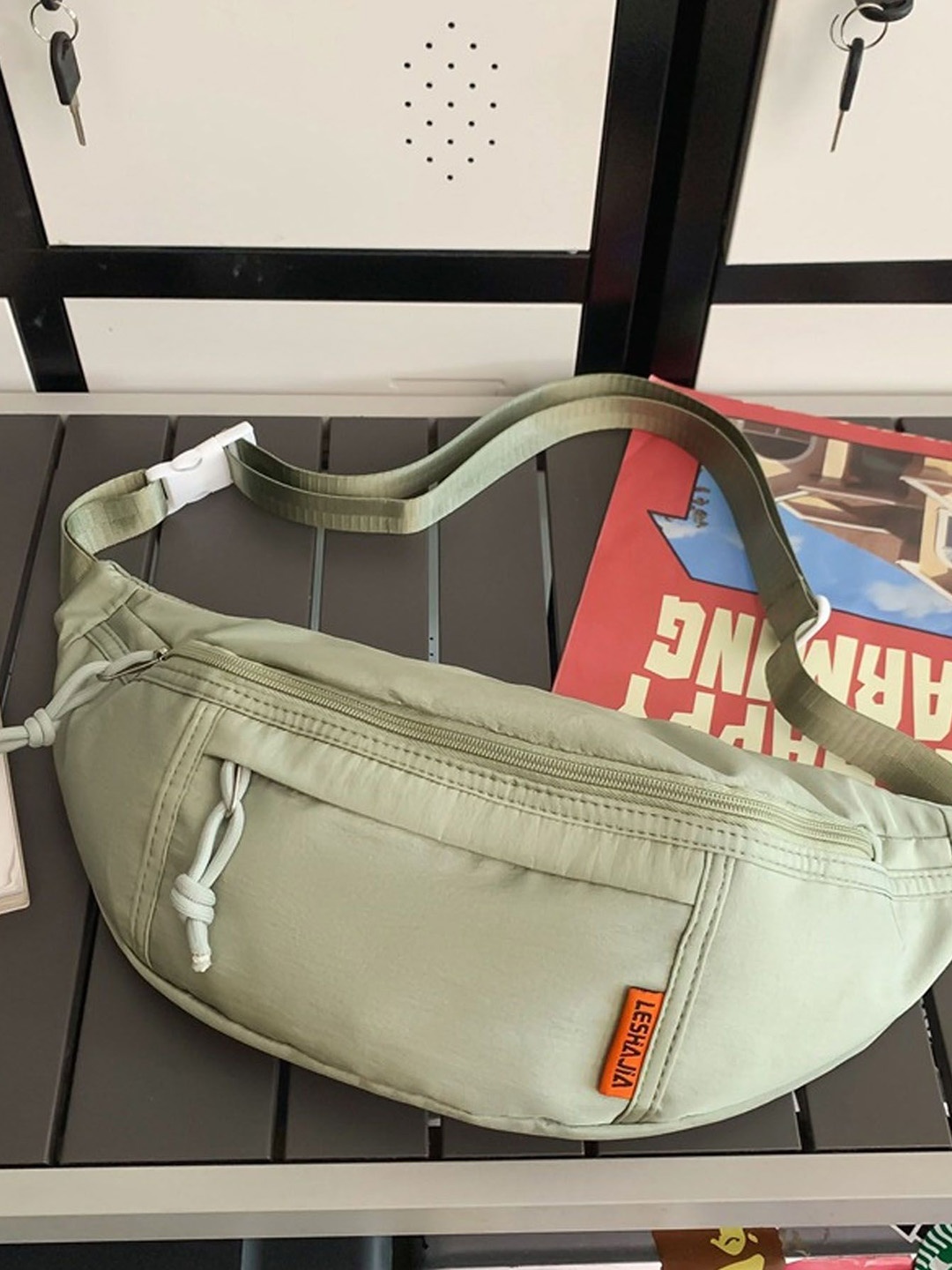 

StyleCast Checked Fanny Pack, Na