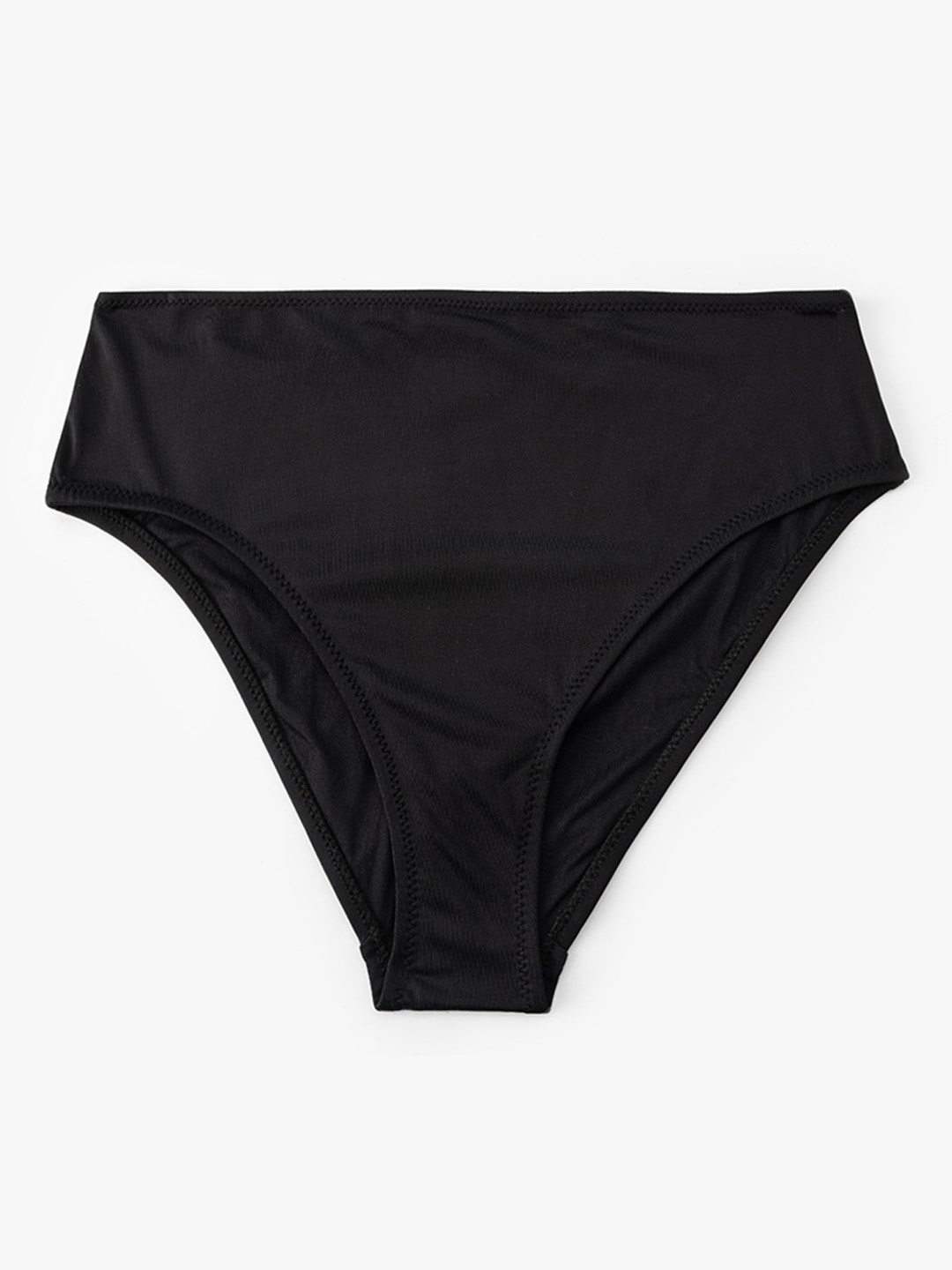 

Koton Women Solid Swim Briefs, Black