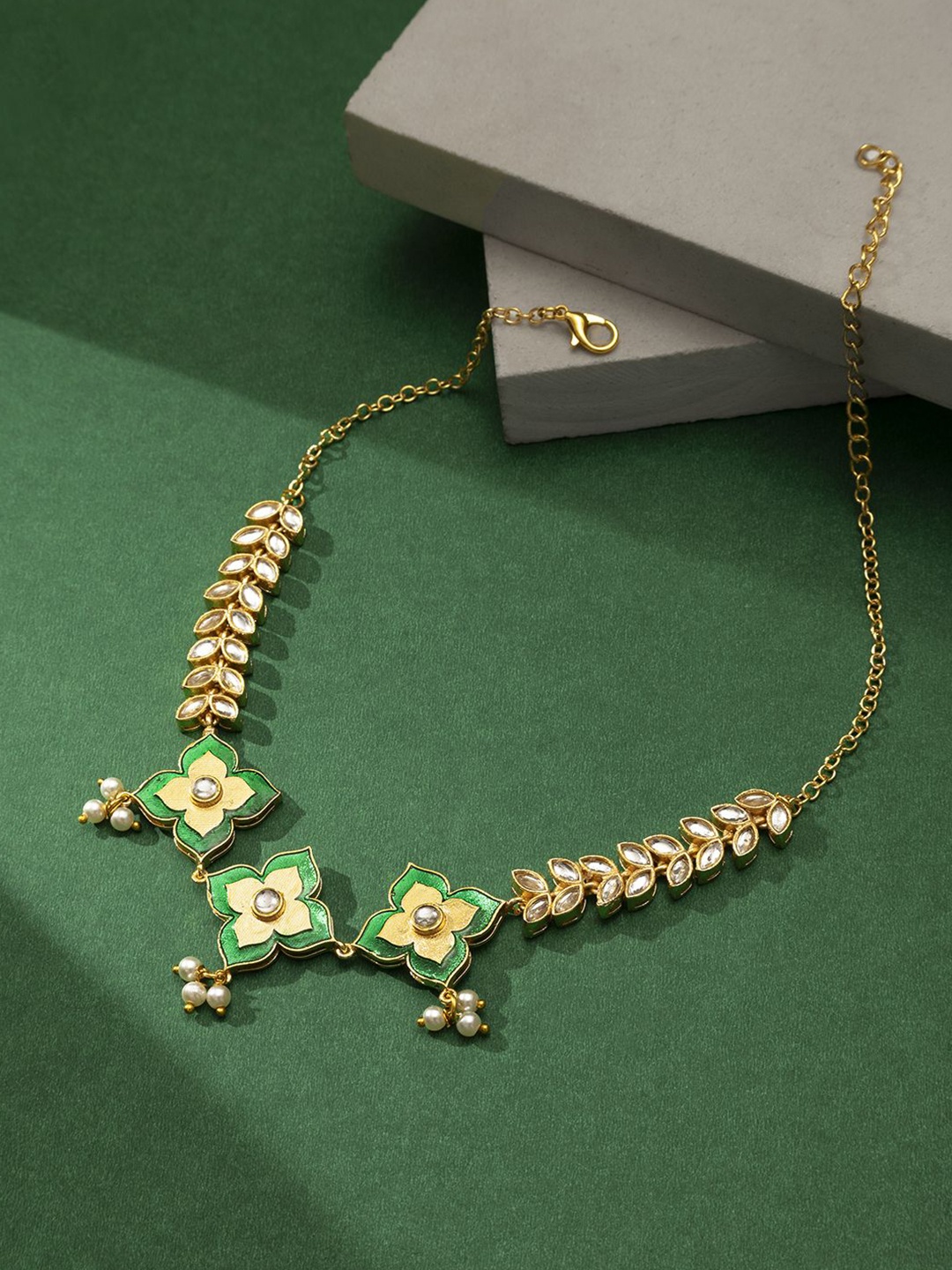 

TEEJH Gold-Plated Handcrafted Necklace