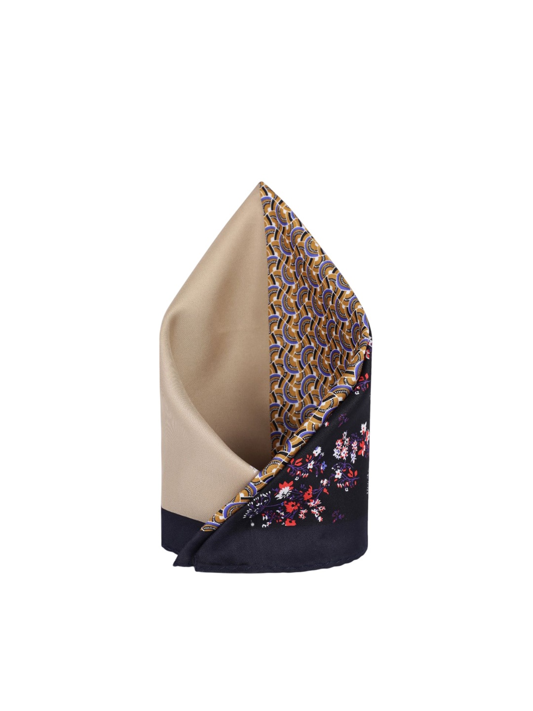 

Louis Philippe Printed Pocket Squares, Beige