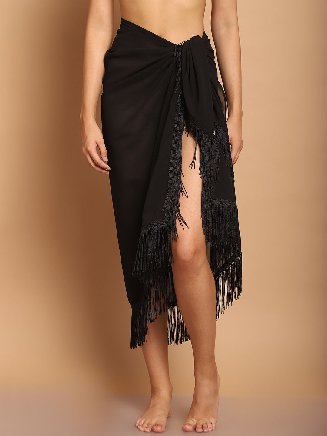 

Blissence Women Cover-Up Sarong, Black