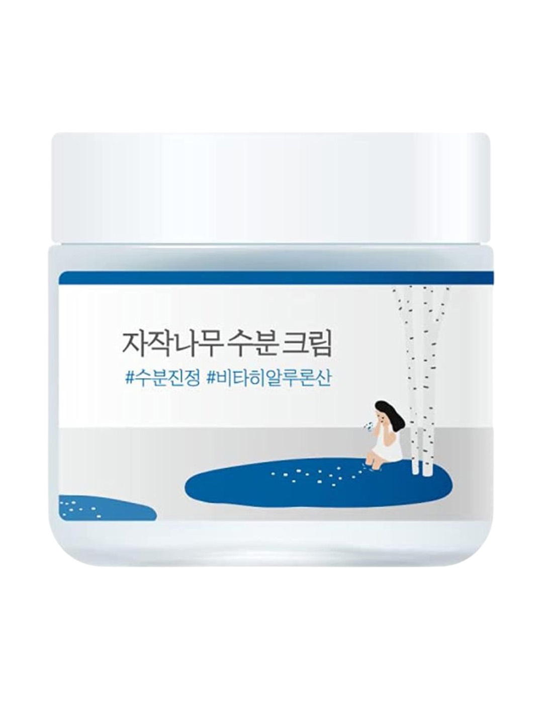 

Round Lab Birch Juice Moisturizing Cream With Jojoba Esters - 80 ml, White