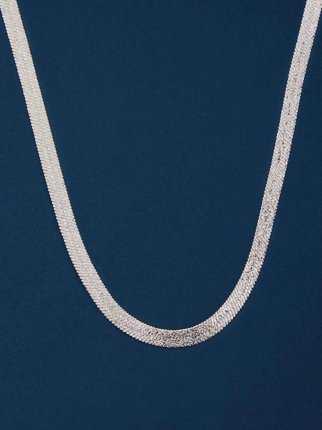 

Accessorize Brass Silver-Plated Handcrafted Chain