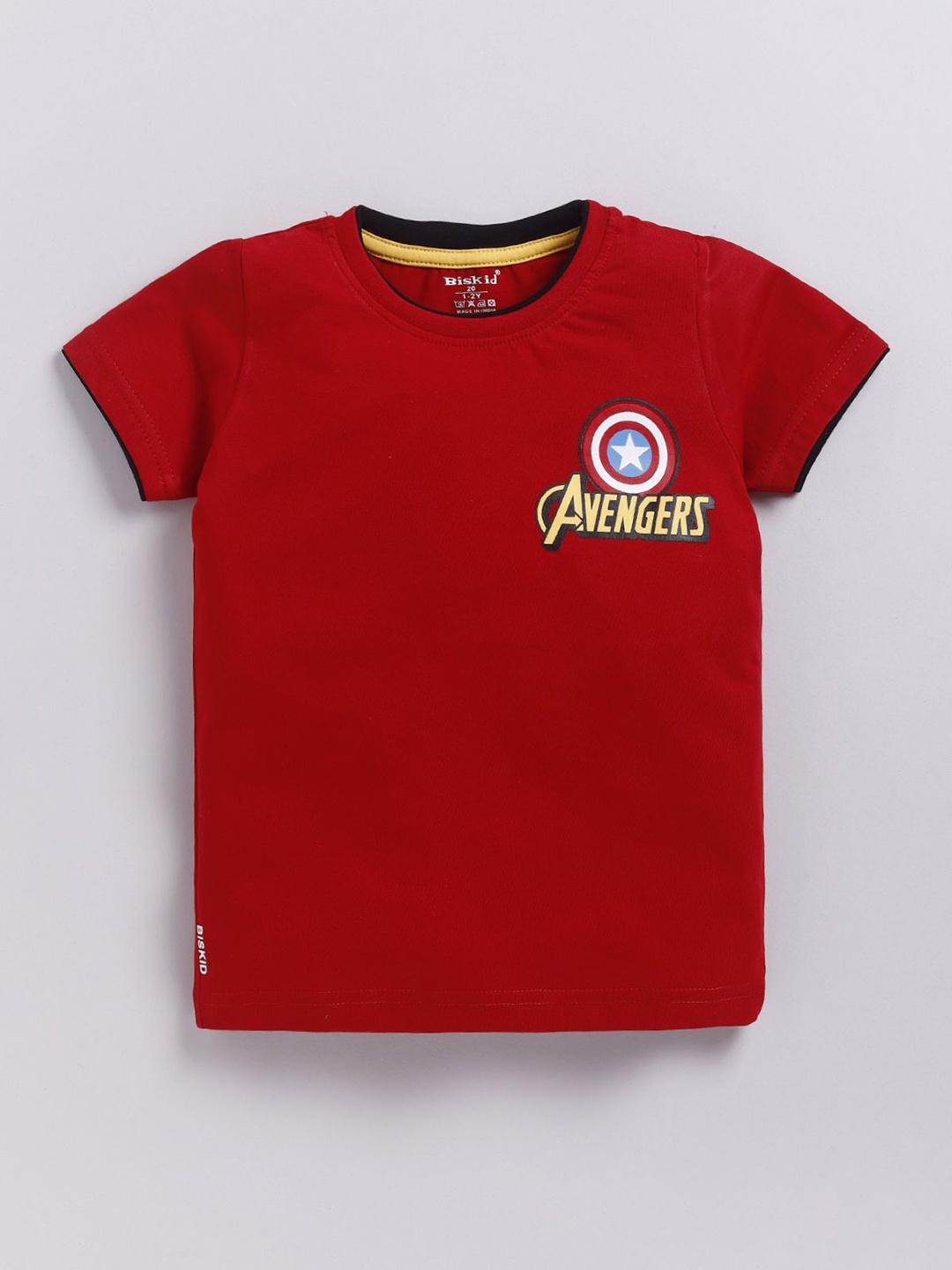 

Annie Boys Graphic Printed Regular Round Neck T-shirt, Red