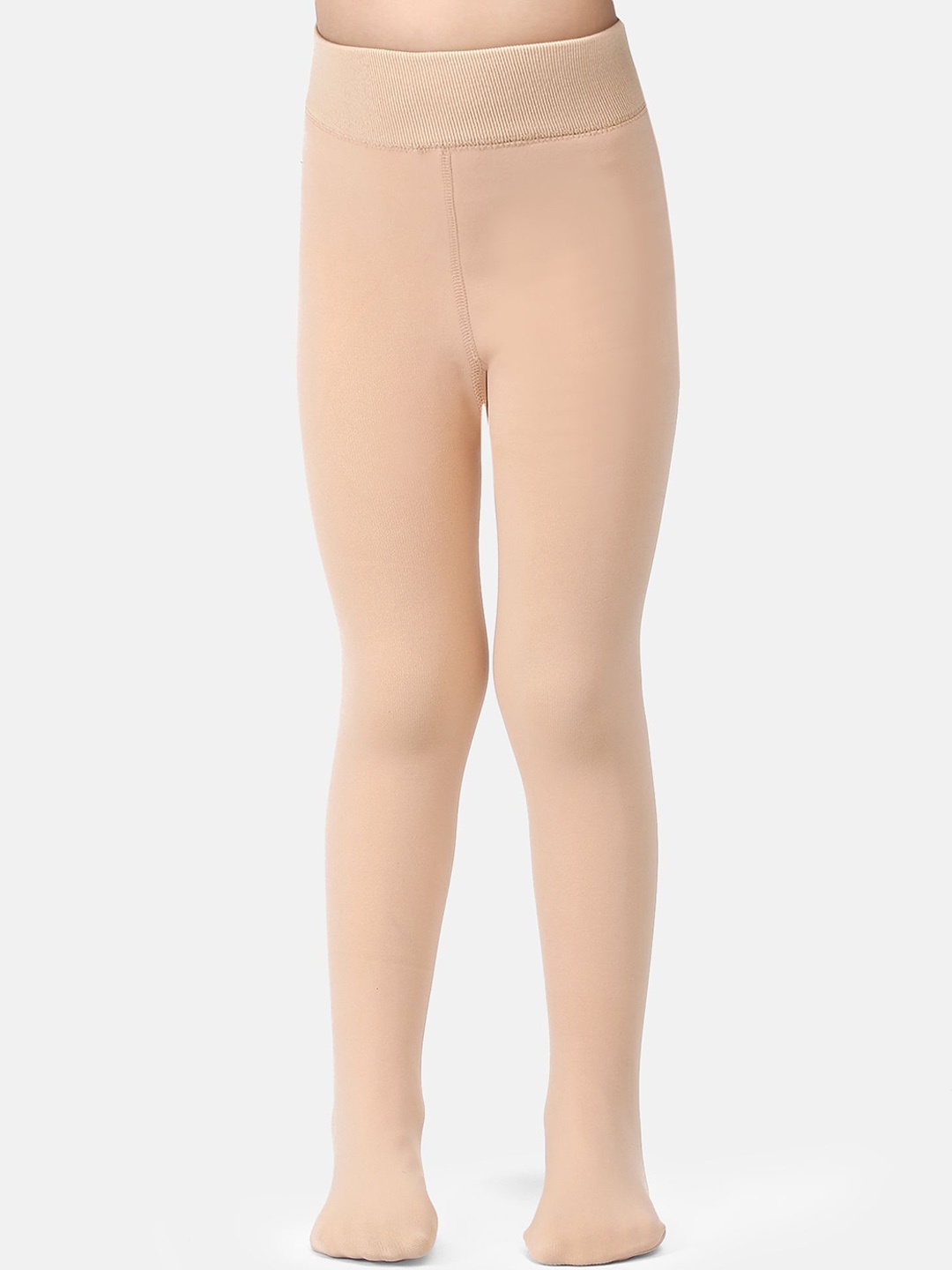 

N2S NEXT2SKIN Girls Winter Warm Fur Stretchable Thermal Stockings, Beige