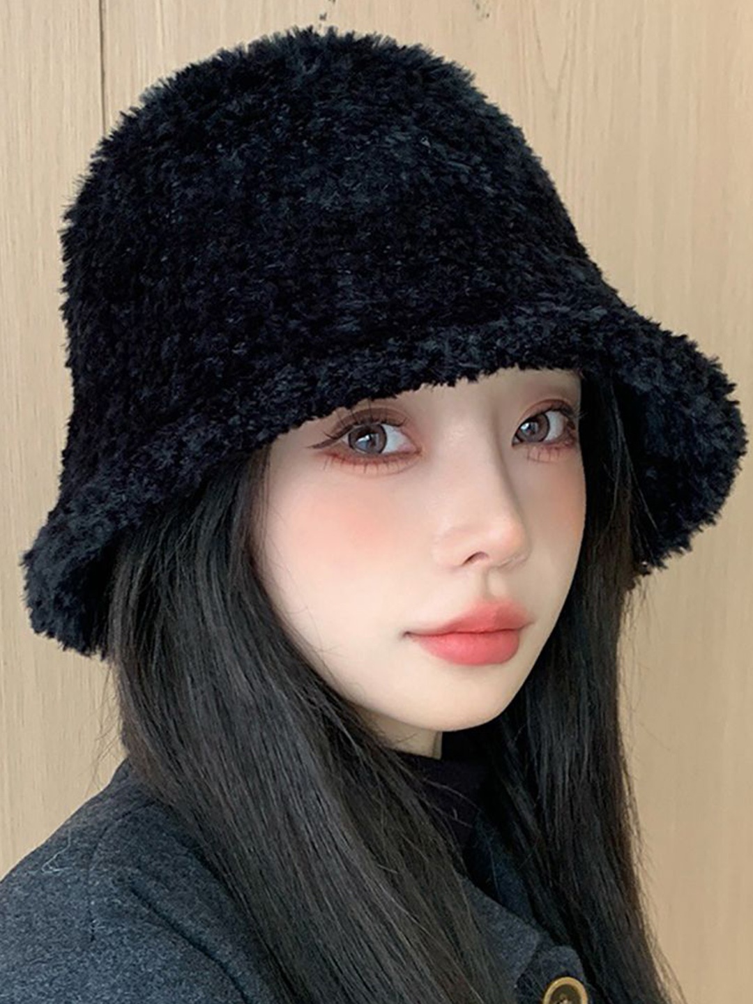 

StyleCast x Revolte Women Self Design Beanie, Black
