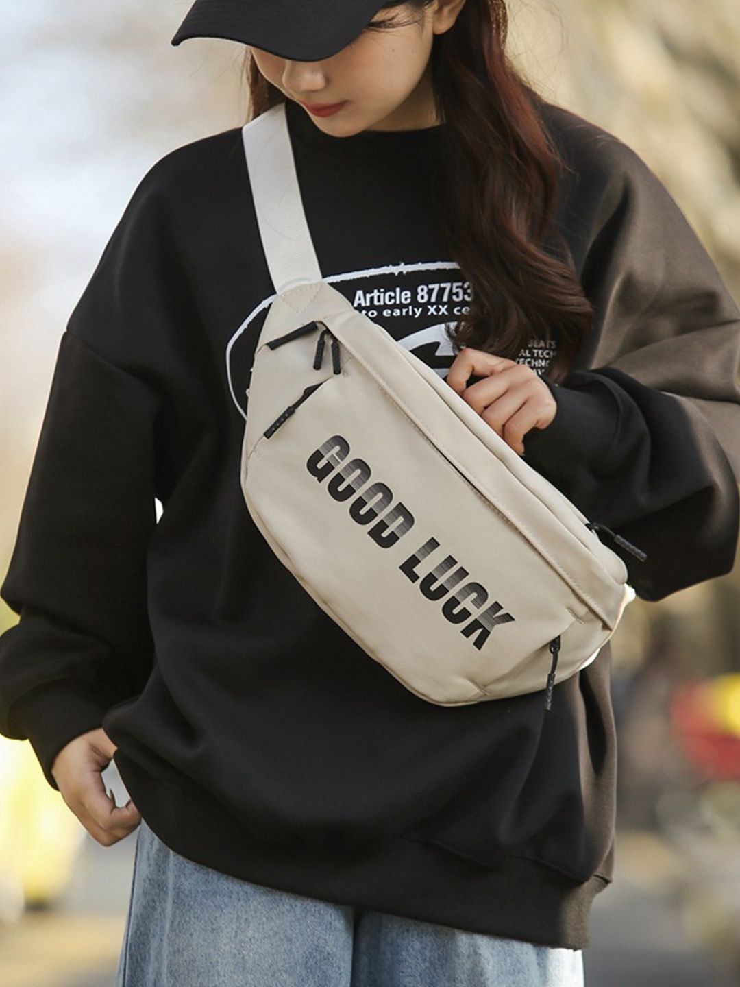 

StyleCast Checked Fanny Pack, Na